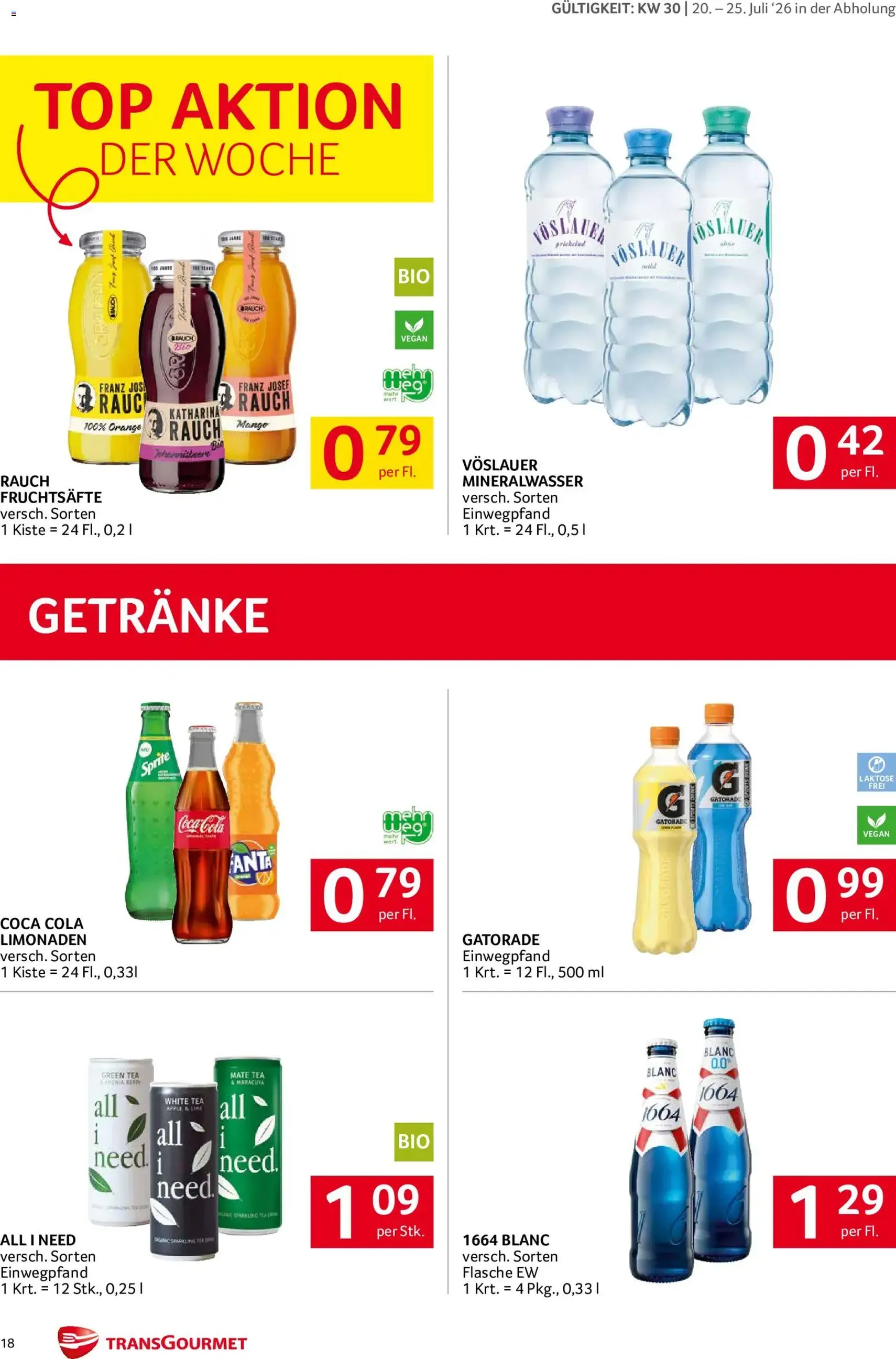 Transgourmet Flugblatt - Gültiger Prospekt ab 20.07.2026, Seite 17 von insgesamt 27
