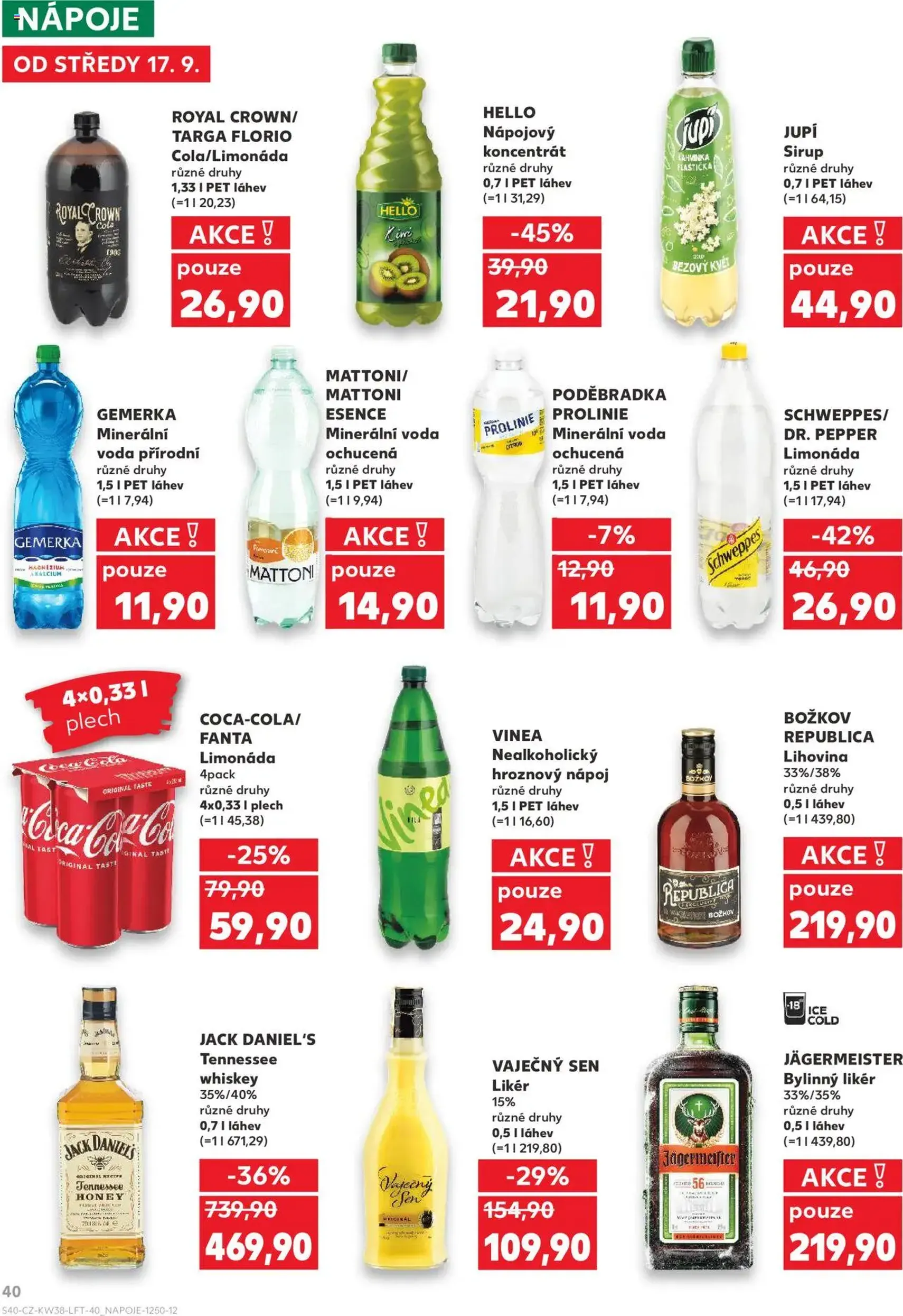Kaufland leták - platný leták od 17.09.2025 strana 40 z 90