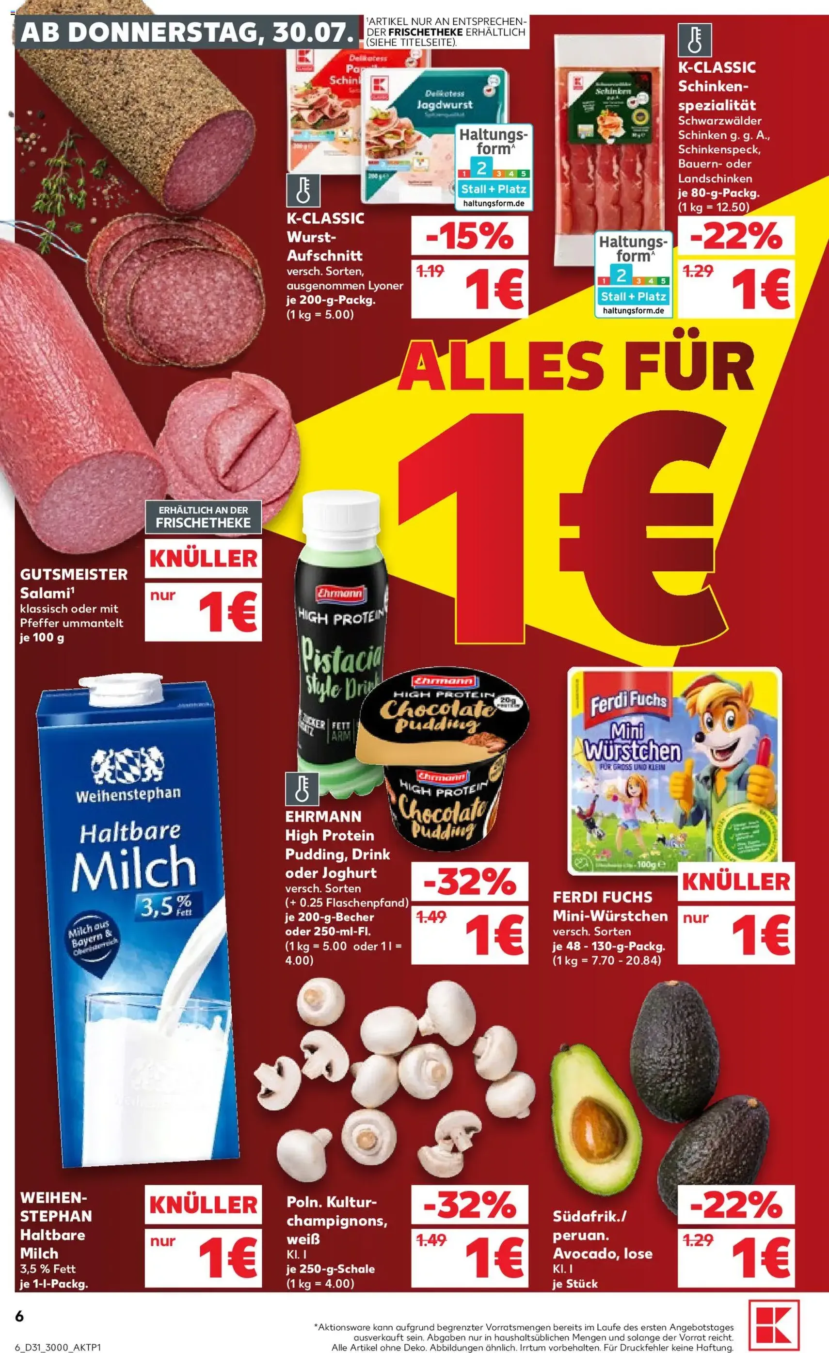 Kaufland DE -DE Folder - geldige folder vanaf 30-07-2026 pagina 6 van 66