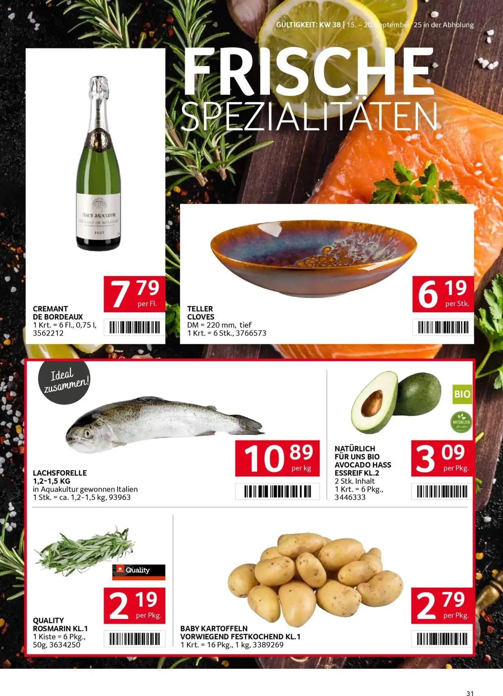 Transgourmet Flugblatt - Gültiger Prospekt ab 14.09.2025, Seite 31 von insgesamt 36 Transgourmet Flugblatt - Gültiger Prospekt ab 14.09.2025, Seite 31 von insgesamt 36