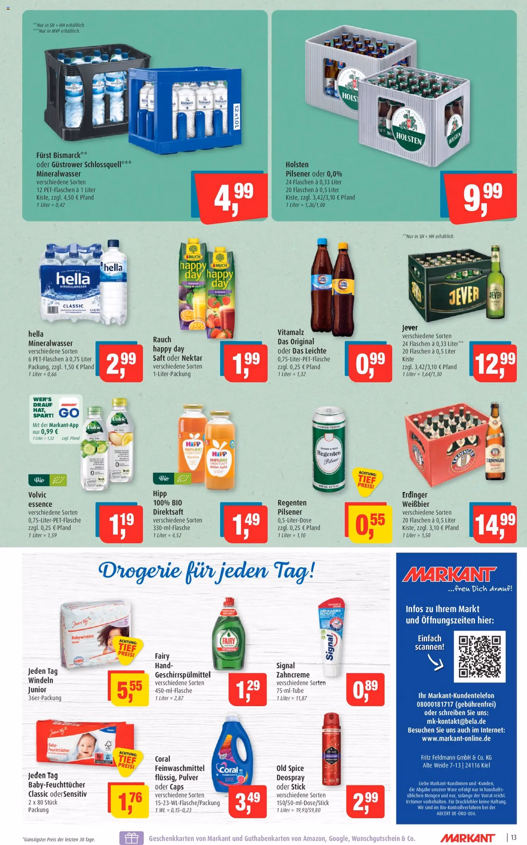Markant Prospekt - Gültiger Prospekt ab 13.04.2026, Seite 13 von insgesamt 14