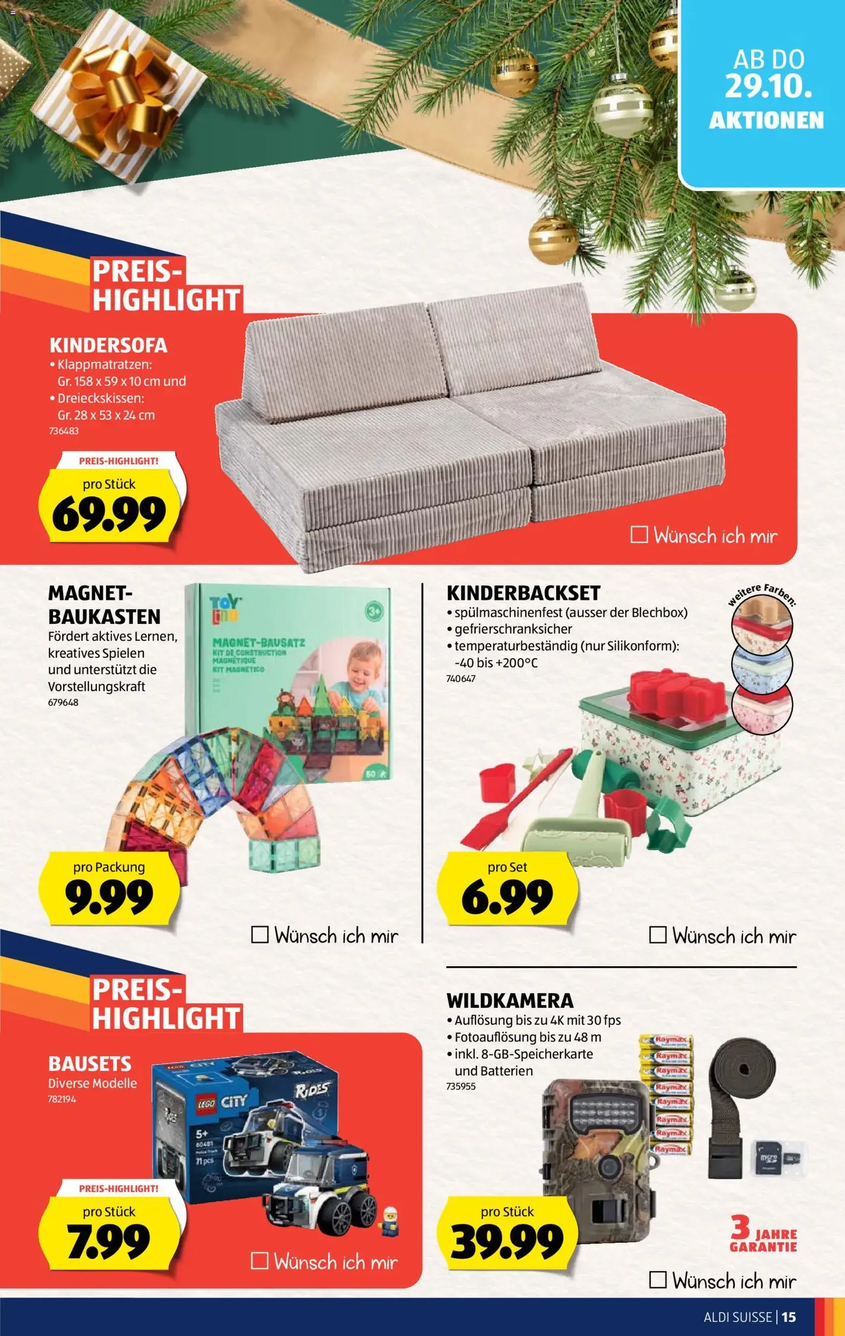Aldi aktionen - Gültiger Prospekt ab 29.10.2026, Seite 15 von insgesamt 38