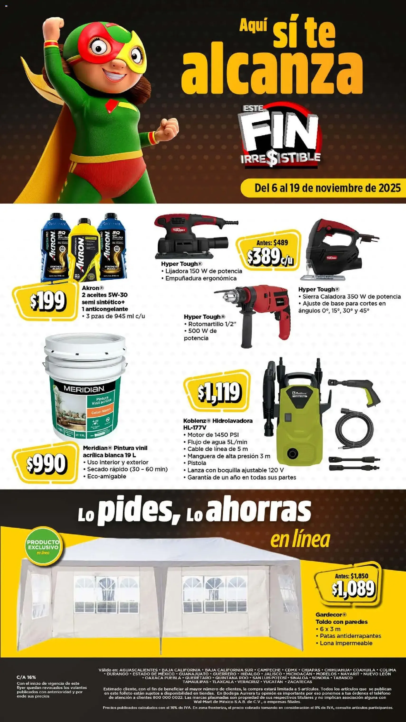 Bodega Aurrerá Buen Fin - folleto válido desde 06/11/2025 página 27 de 27