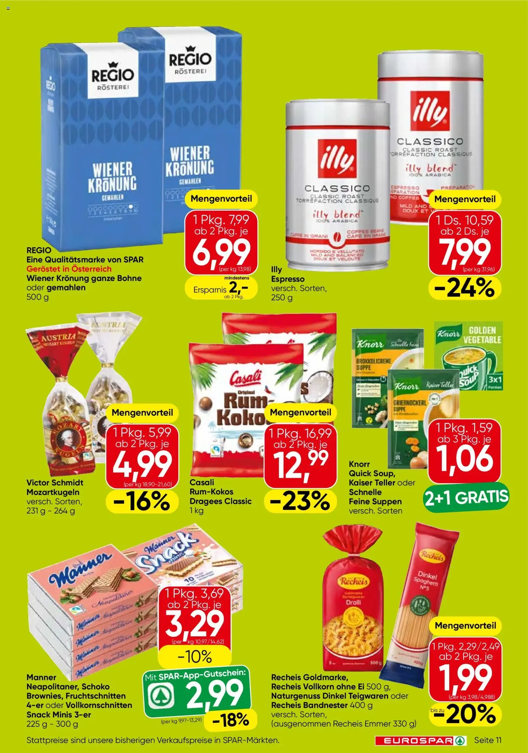 Eurospar Flugblatt - Gültiger Prospekt ab 02.01.2026, Seite 11 von insgesamt 16