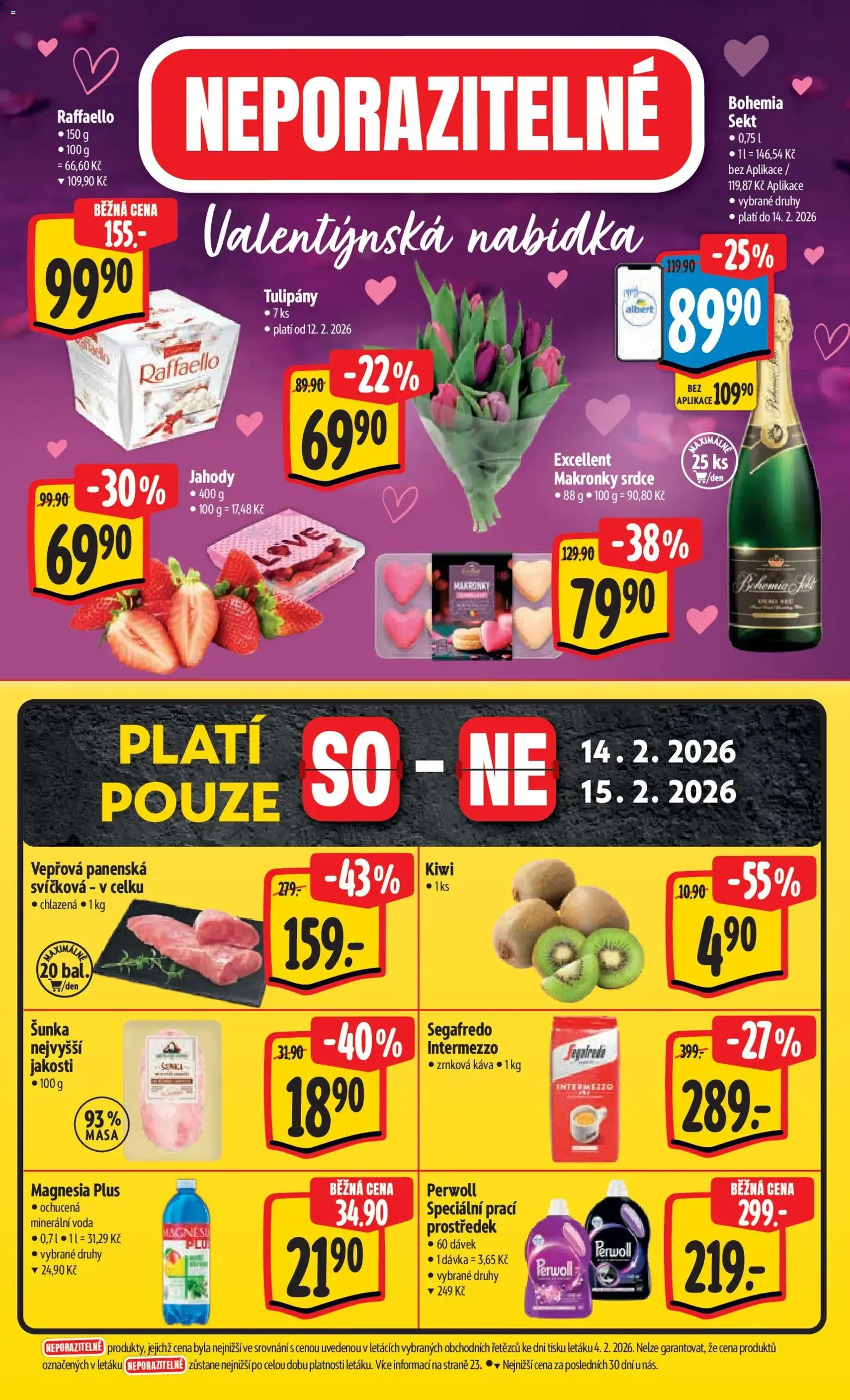 Albert leták - Hypermarket - platný leták od 11.02.2026 strana 56 z 56