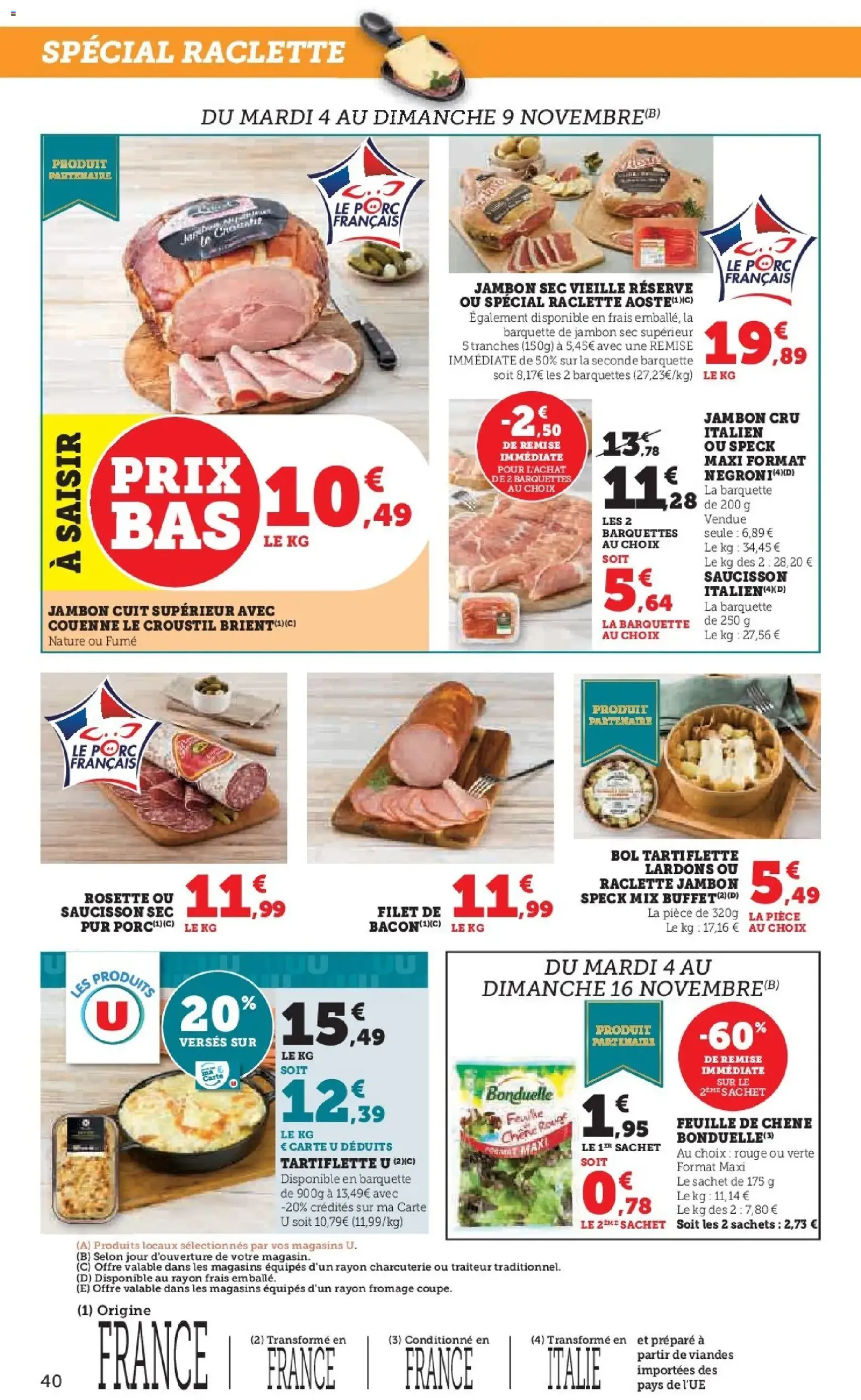 Super U catalogue - brochure valable à partir du 04/11/2025, page 40 sur 48