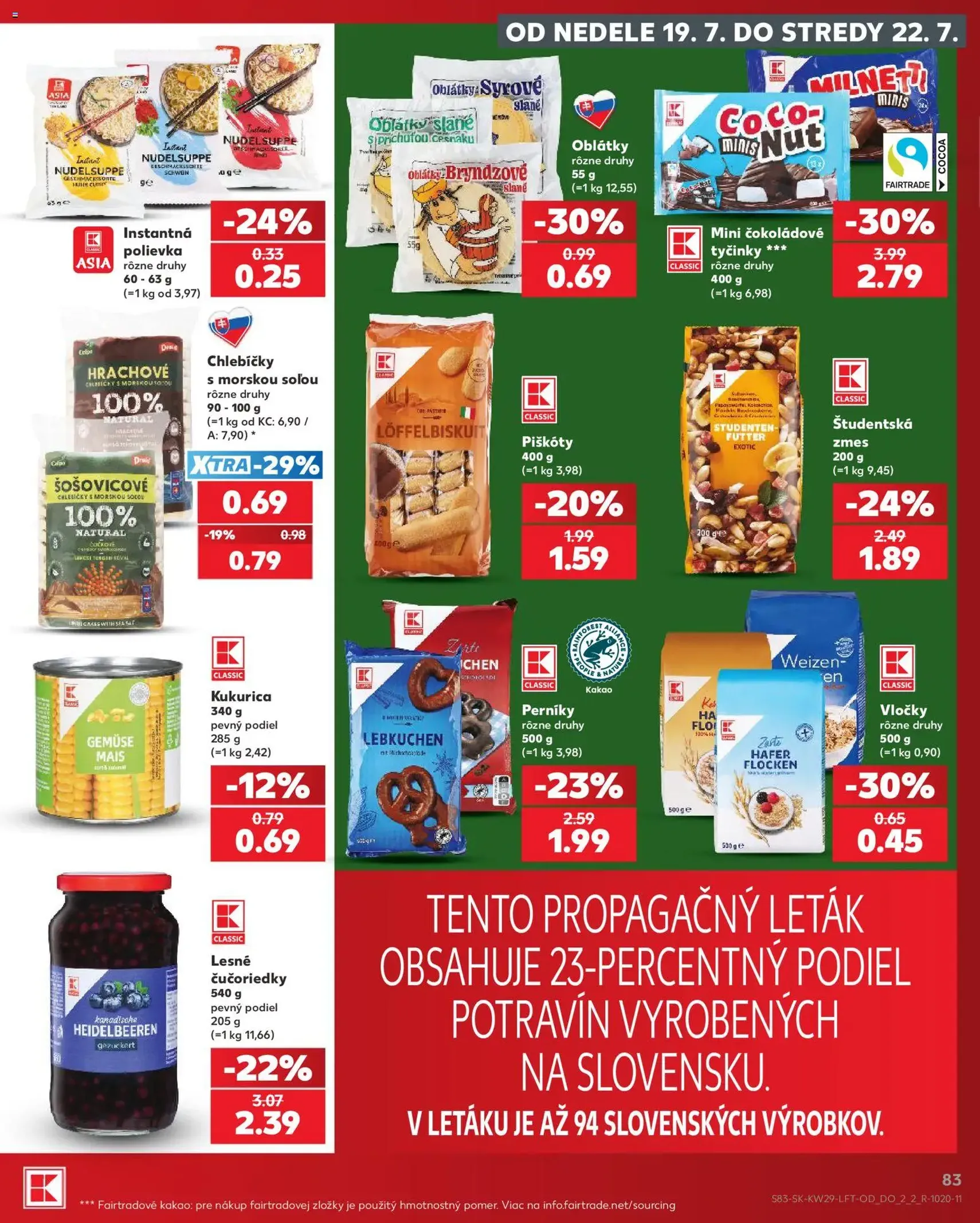 Kaufland leták - platný leták od 16.07.2026 strana 83 z 86