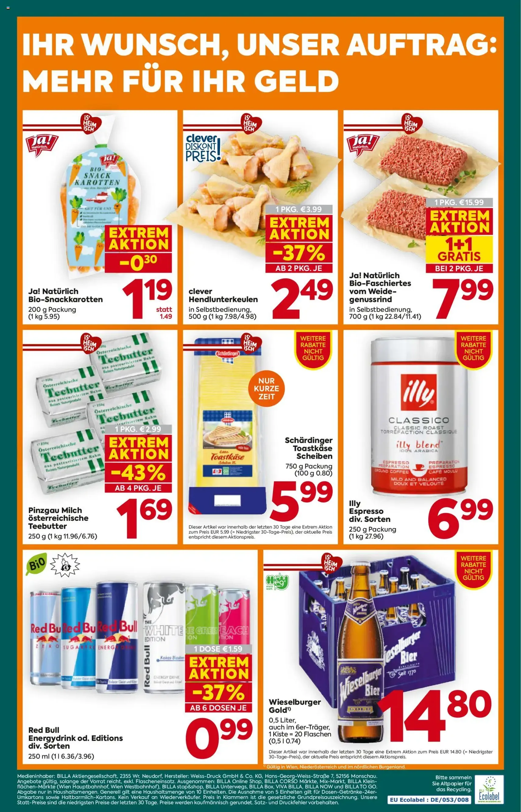 Billa Plus Flugblatt - Gültiger Prospekt ab 12.02.2026, Seite 20 von insgesamt 20