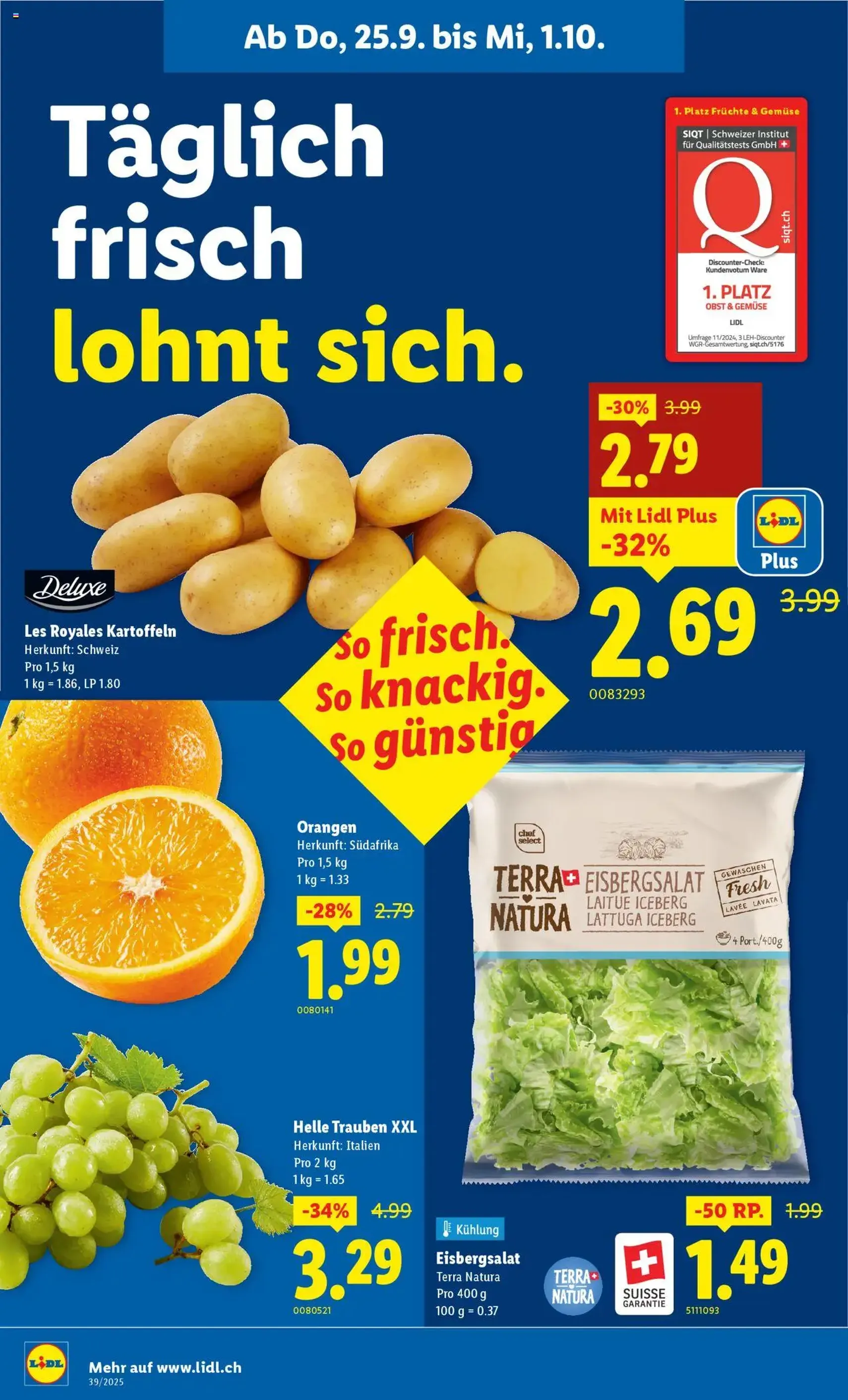 Lidl Aktionen - Gültiger Prospekt ab 25.09.2025, Seite 4 von insgesamt 32