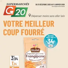 G20 Supermarchés catalogue - Prévisualisation du catalogue valable à partir du 31/12/2025