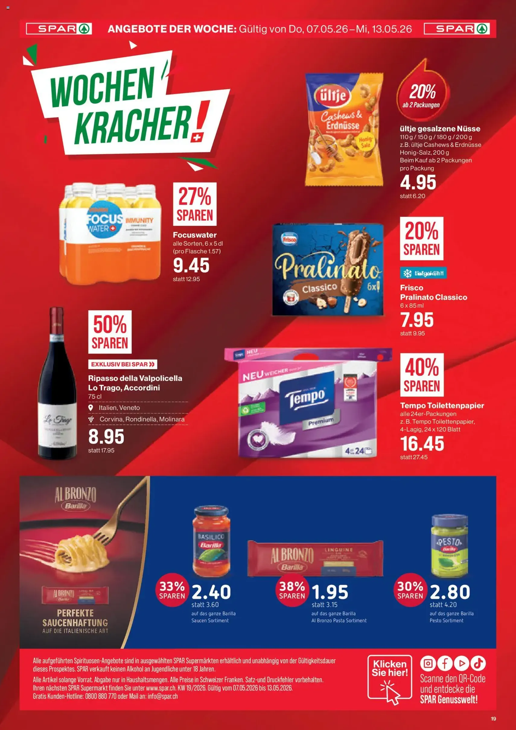 SPAR aktionen - Gültiger Prospekt ab 07.05.2026, Seite 19 von insgesamt 19
