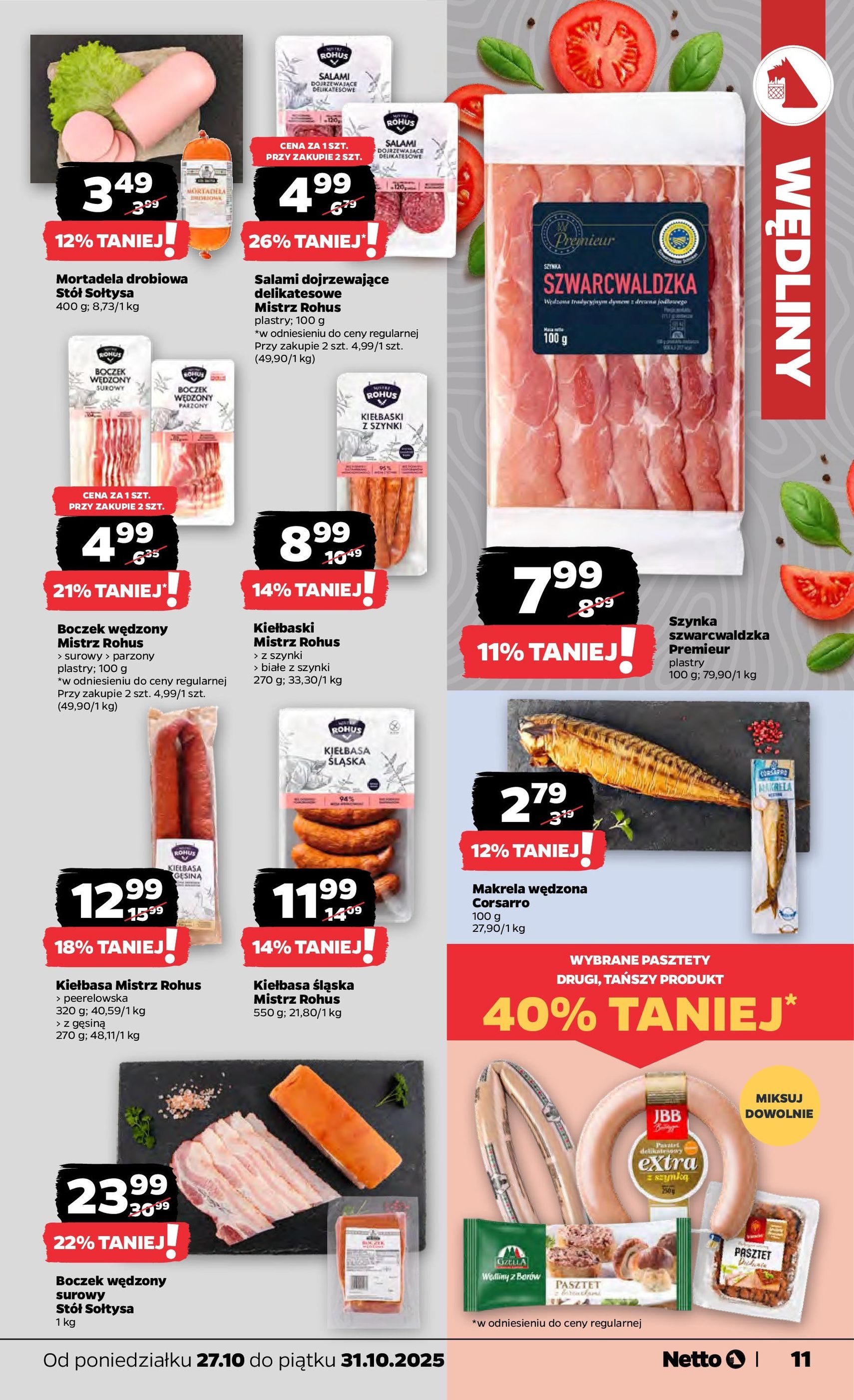 Netto gazetka - Spożywcza - ważny gazetka od 27.10.2025 strona 11 z 32 Netto gazetka - Spożywcza - ważny gazetka od 27.10.2025 strona 11 z 32