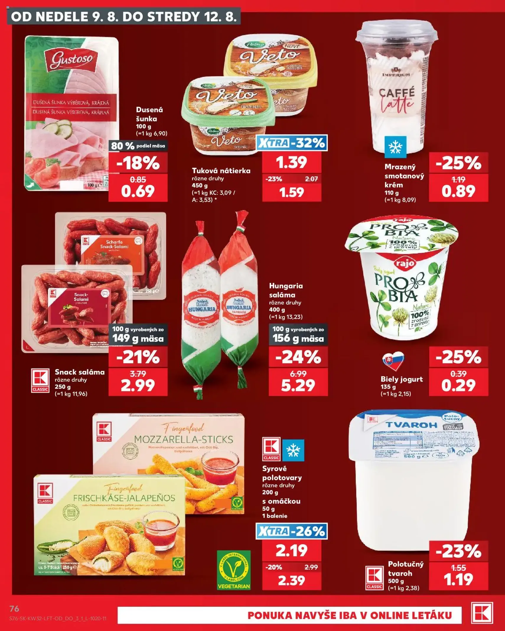 Kaufland SK akciós újság - 2026.08.06. érvényes szórólap 76 oldal 78 oldalból