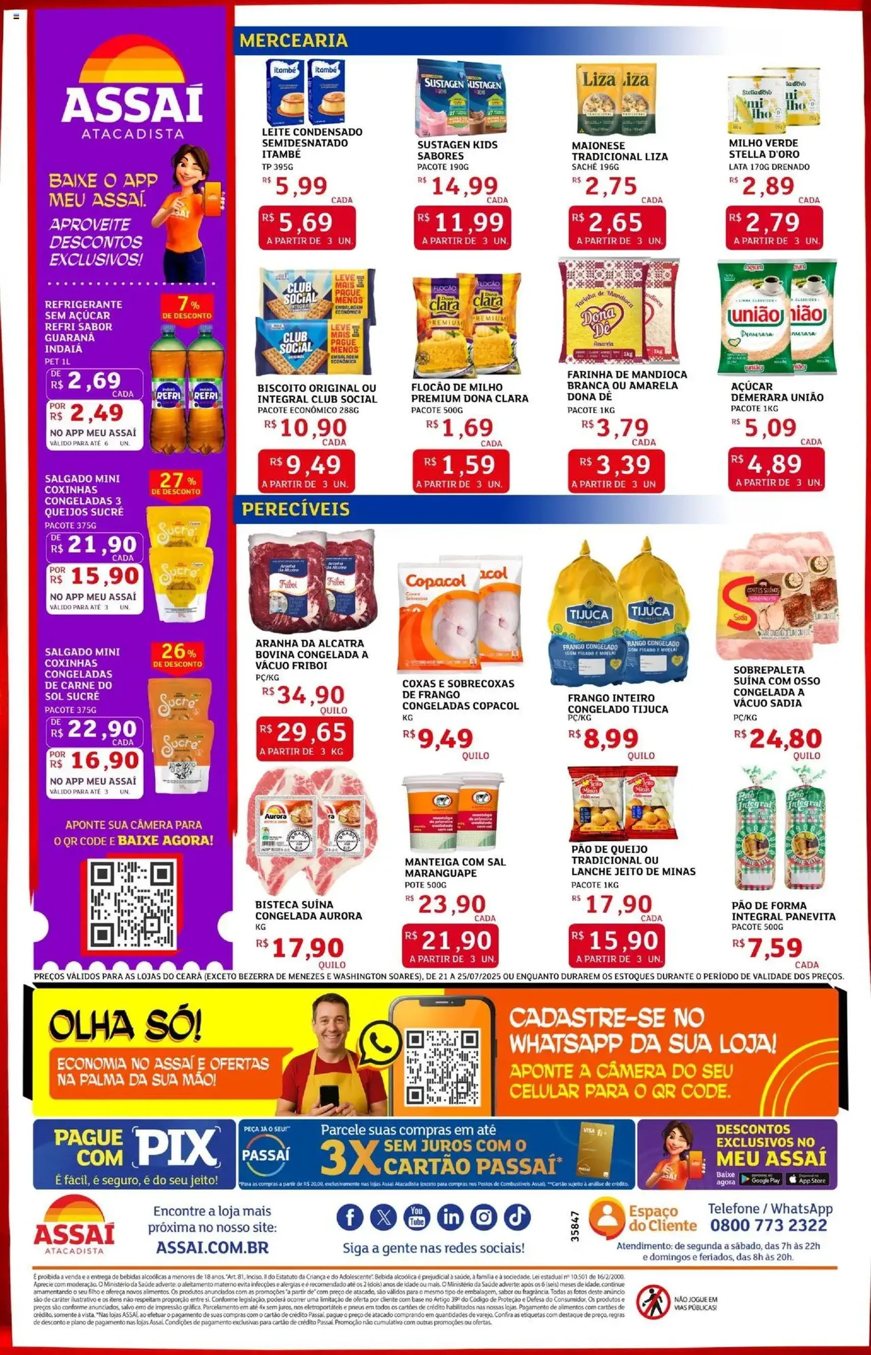 Encarte Assaí Atacadista - folheto válido a partir de 21/07/2025 página 2 de 2