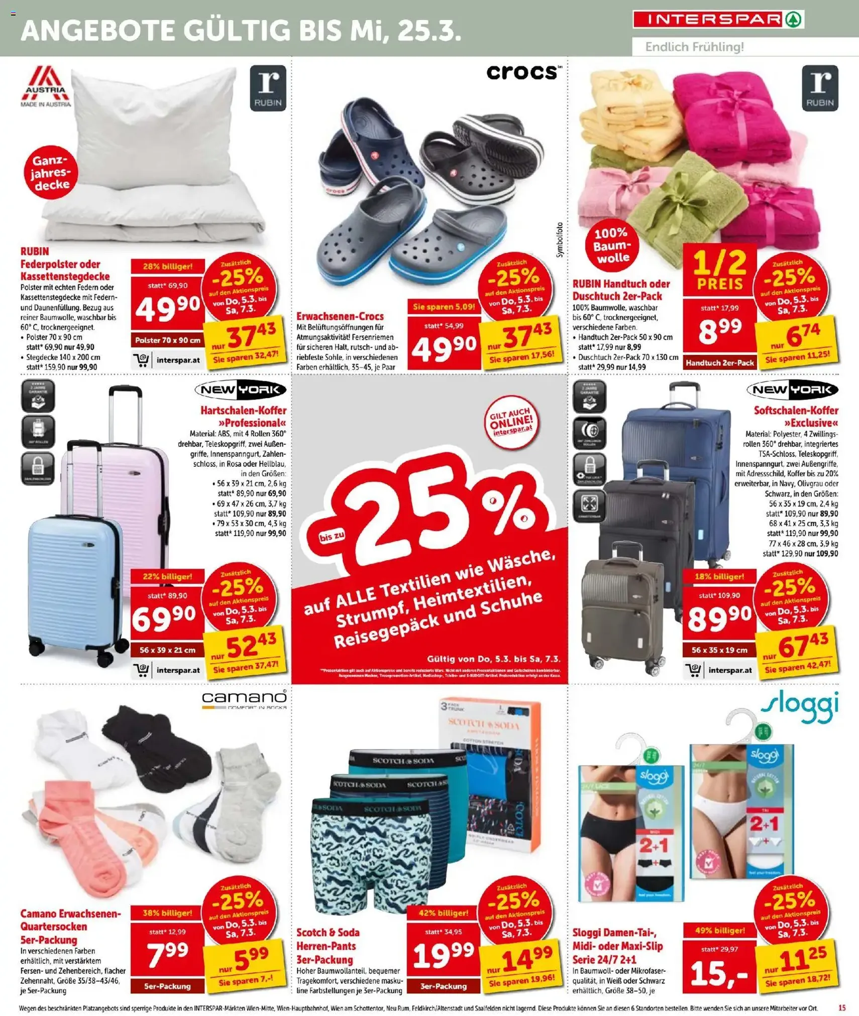 Interspar - Flugblatt - Gültiger Prospekt ab 05.03.2026, Seite 15 von insgesamt 16