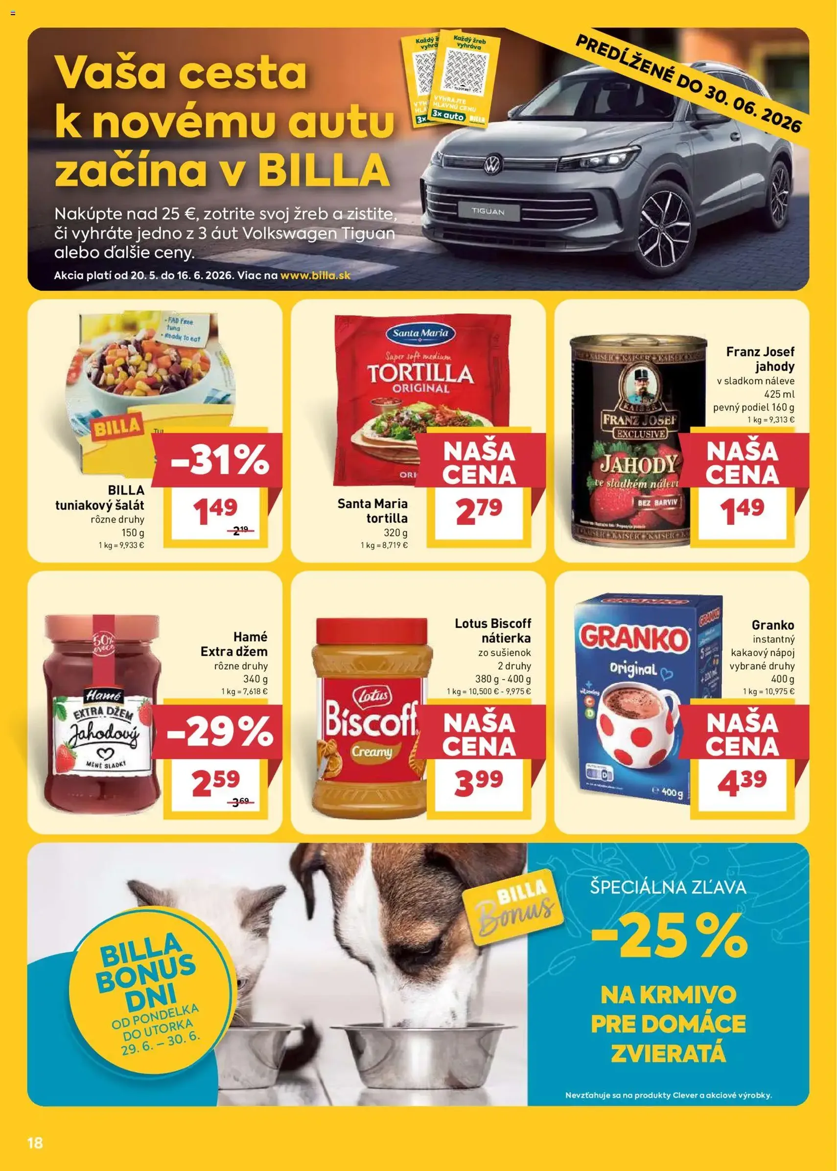 Billa leták - platný leták od 24.06.2026 strana 18 z 29