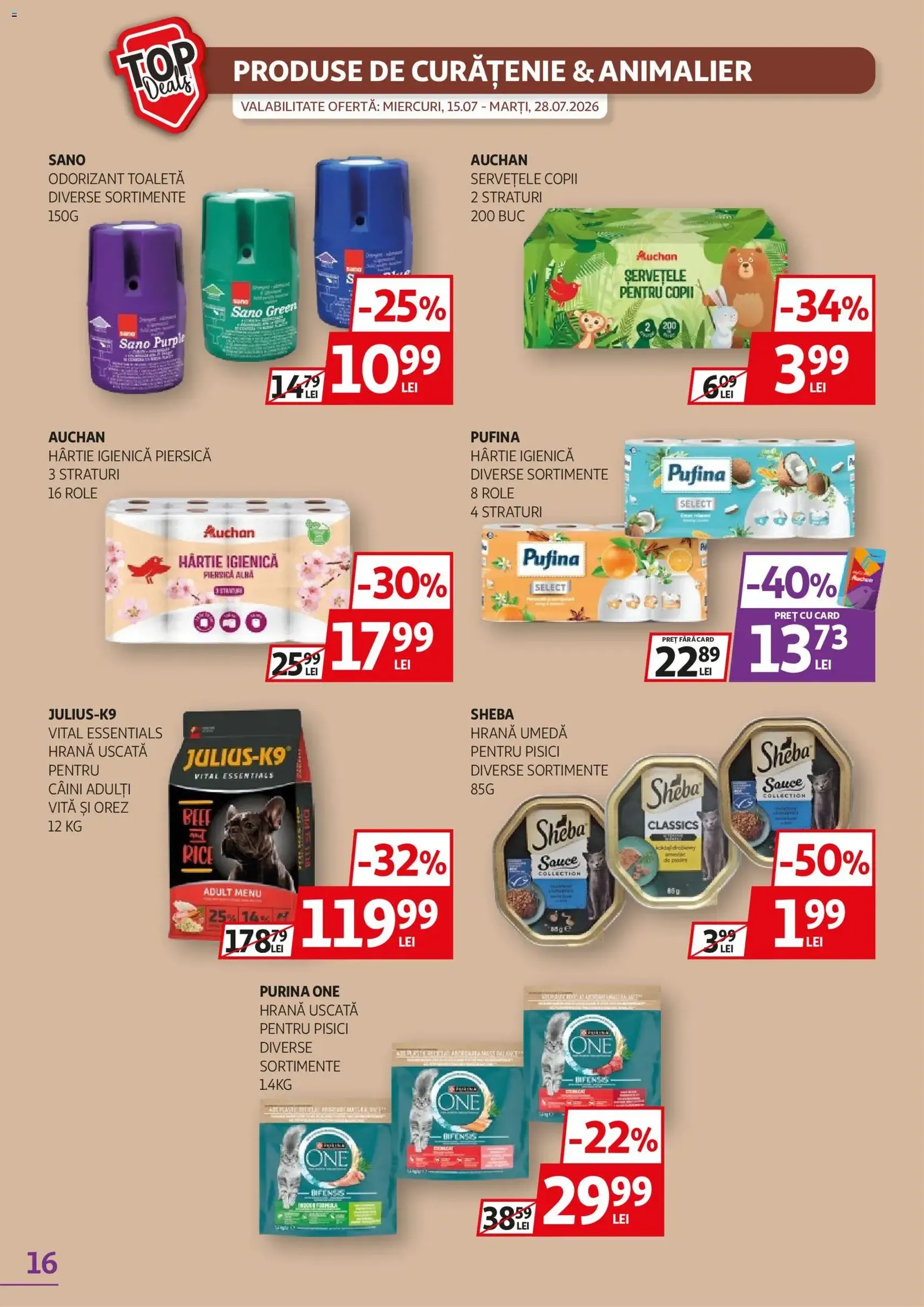 Auchan Catalog - cataloage valabile începând cu 15.07.2026 pagina 16 din 40