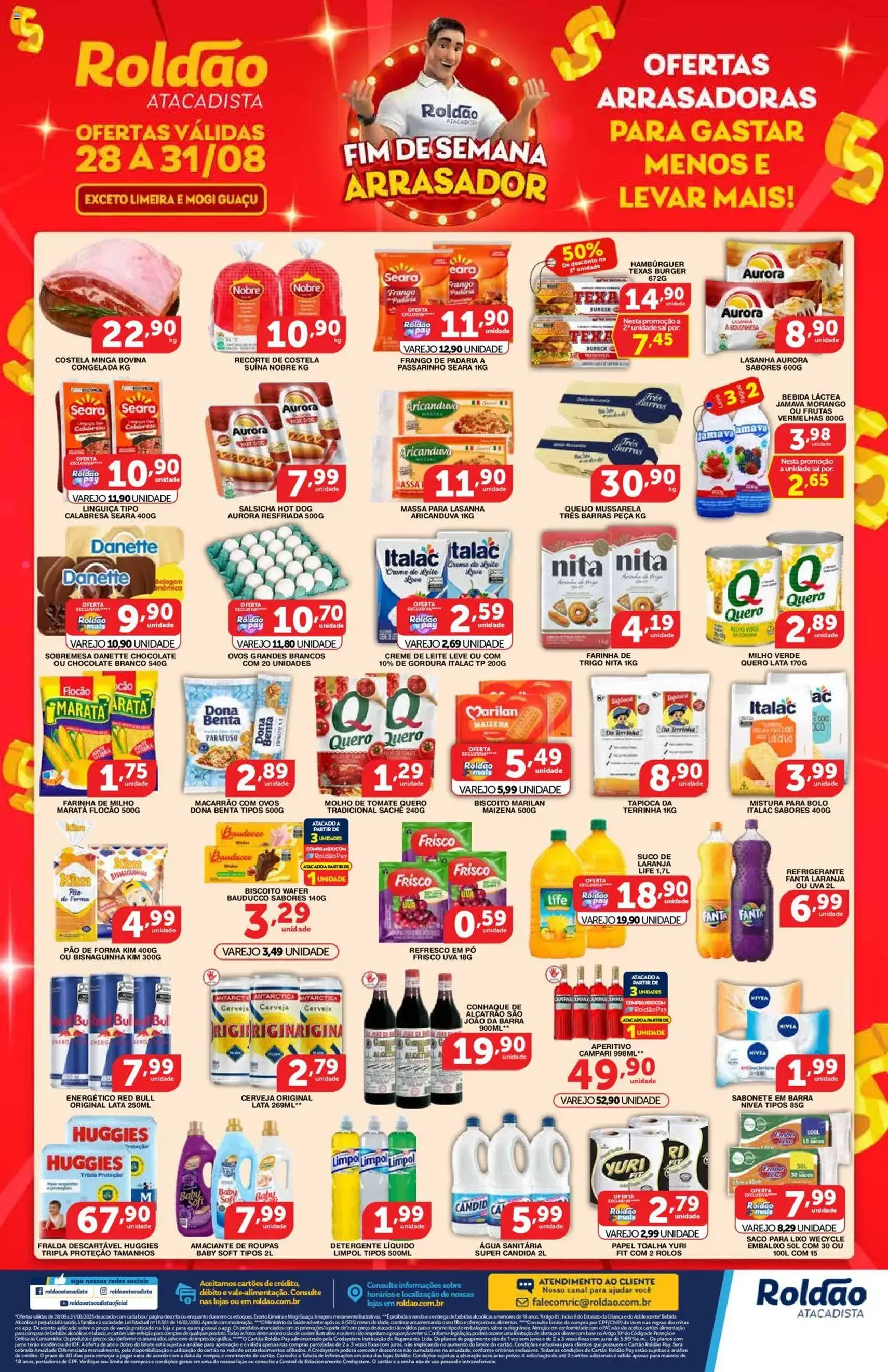 Roldão - Ofertas Pancadão + Fim de Semana Arrasador - folheto válido a partir de 28/08/2025 página 2 de 2