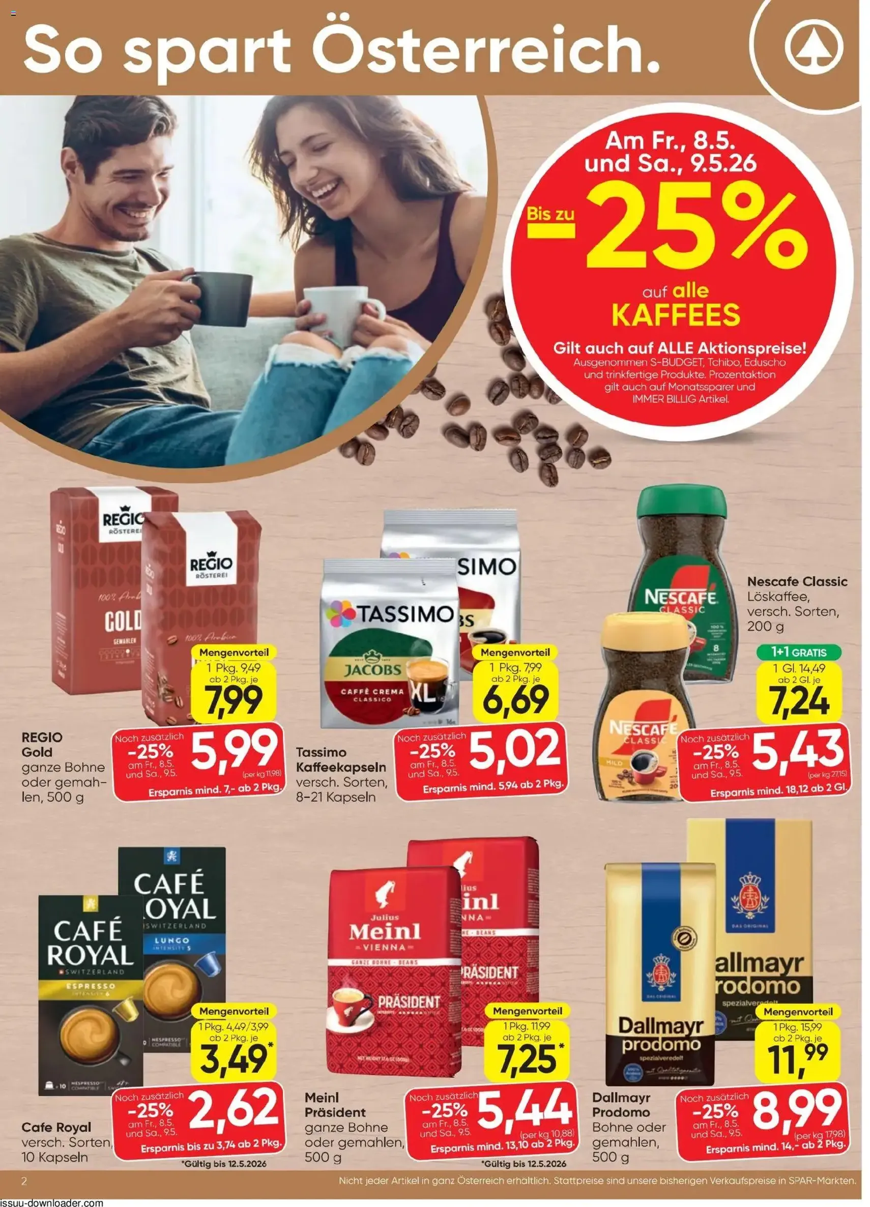 Spar - Flugblatt - Gültiger Prospekt ab 07.05.2026, Seite 2 von insgesamt 20