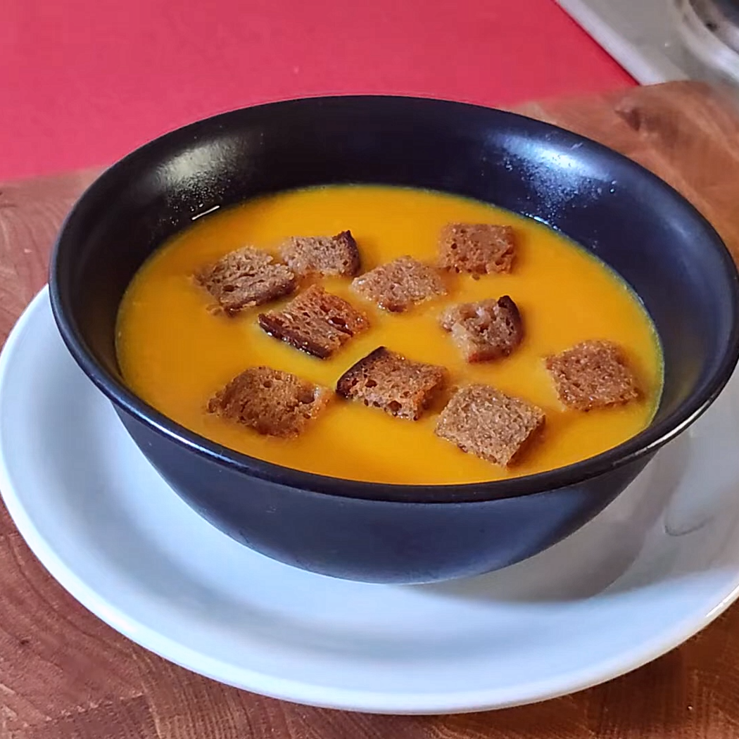 Vellutata di carote e zenzero