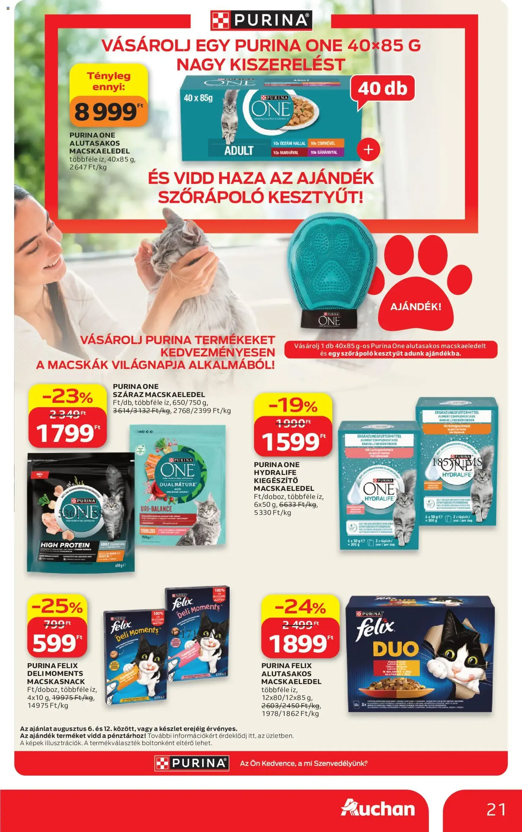 Auchan akciós újság - 2026.08.06. érvényes szórólap 21 oldal 48 oldalból