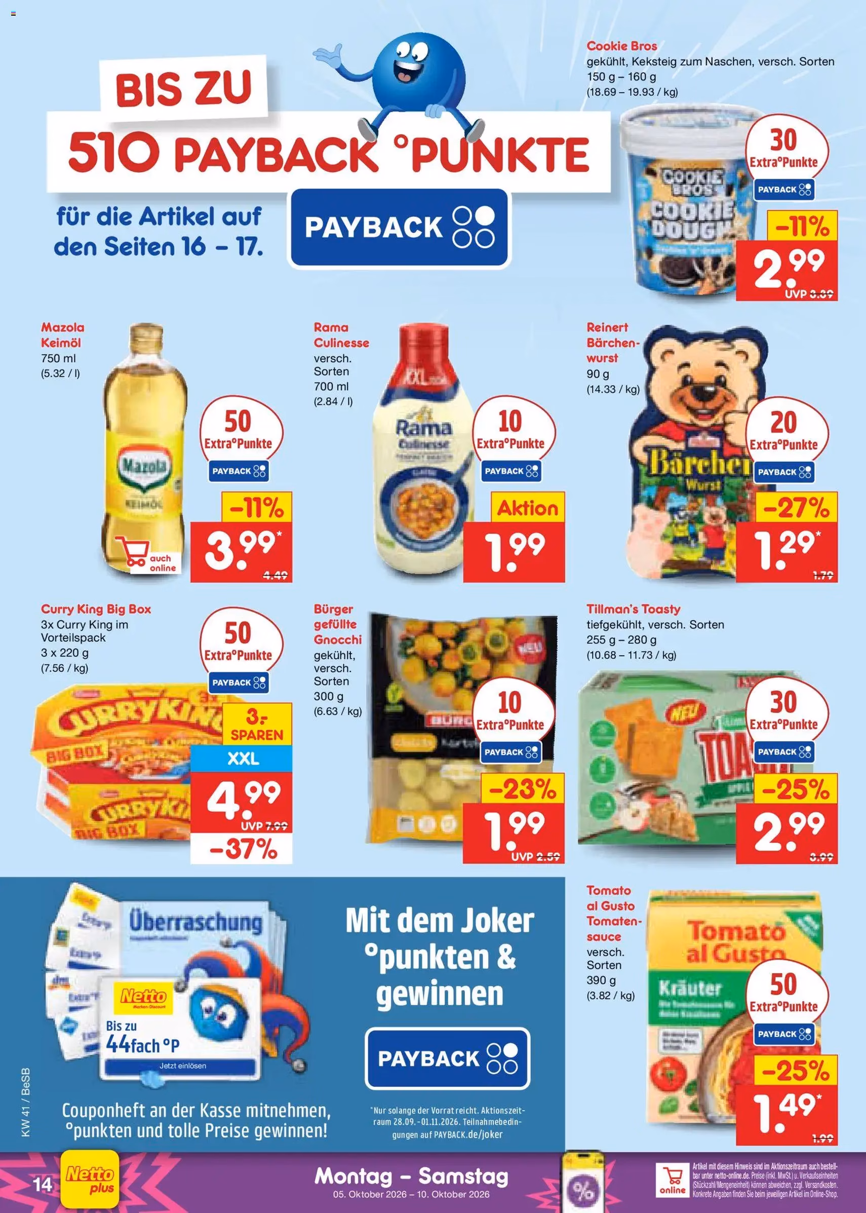 Netto Marken-Discount Prospekt - Gültiger Prospekt ab 05.10.2026, Seite 14 von insgesamt 68