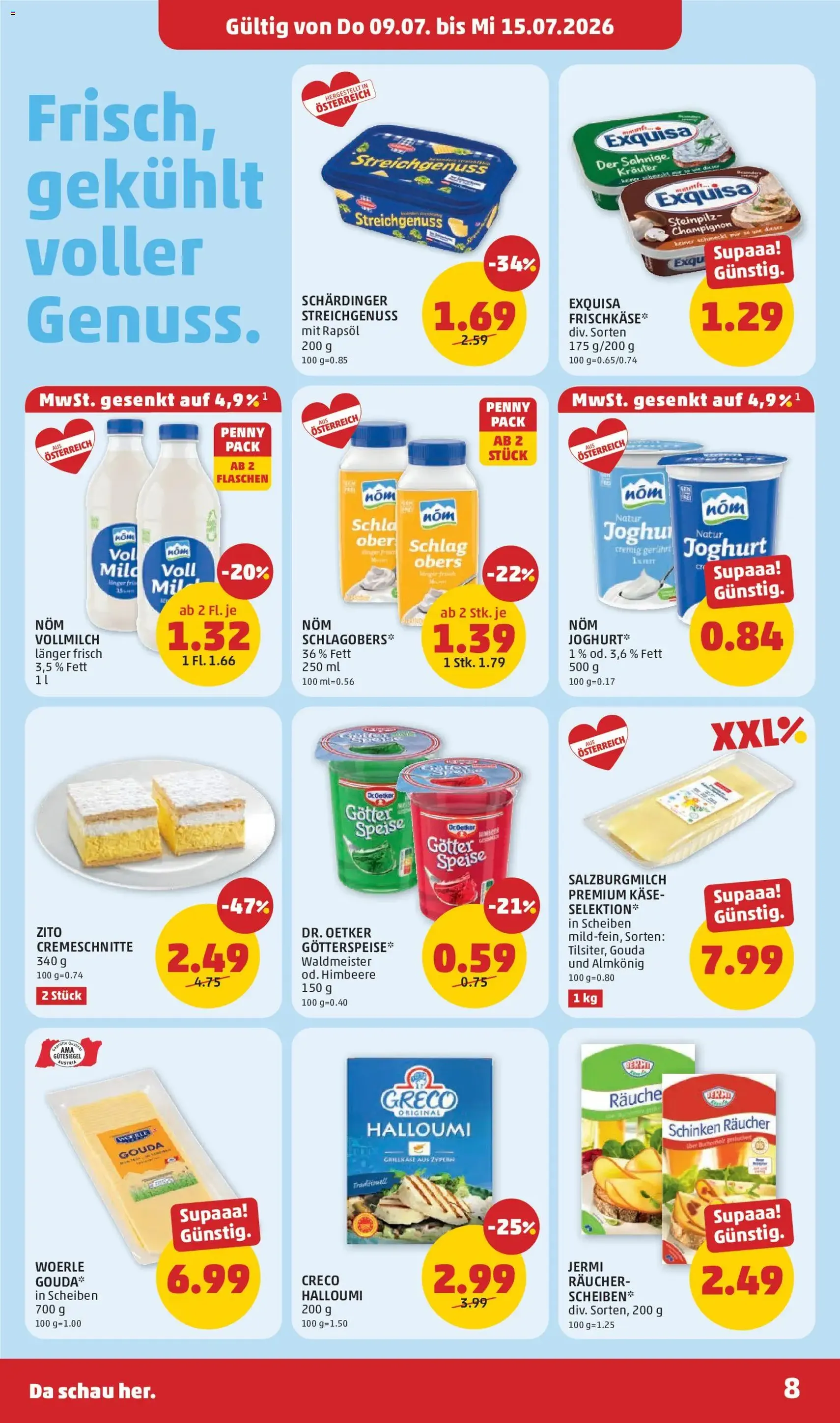 Penny Markt Flugblatt - Gültiger Prospekt ab 09.07.2026, Seite 8 von insgesamt 28