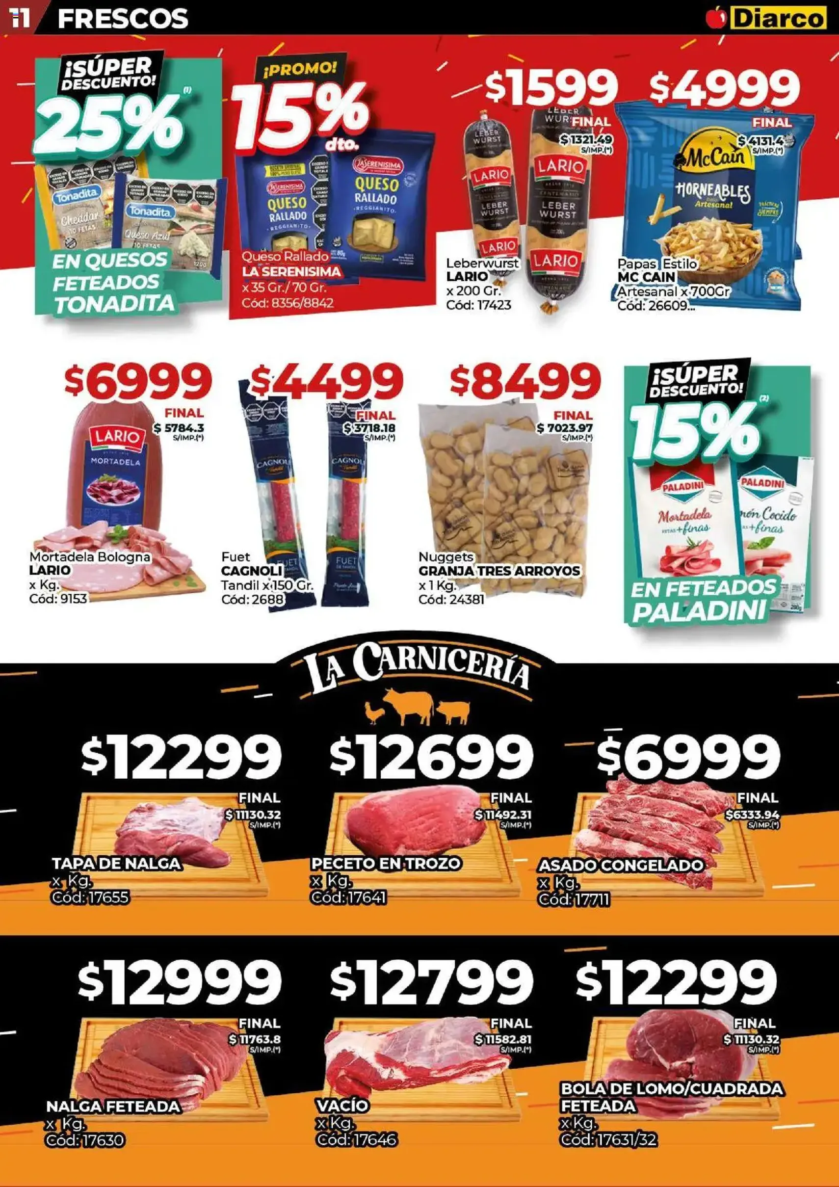 Diarco ofertas - folleto válido desde 28/07/2025 página 11 de 22 Diarco ofertas - folleto válido desde 28/07/2025 página 11 de 22