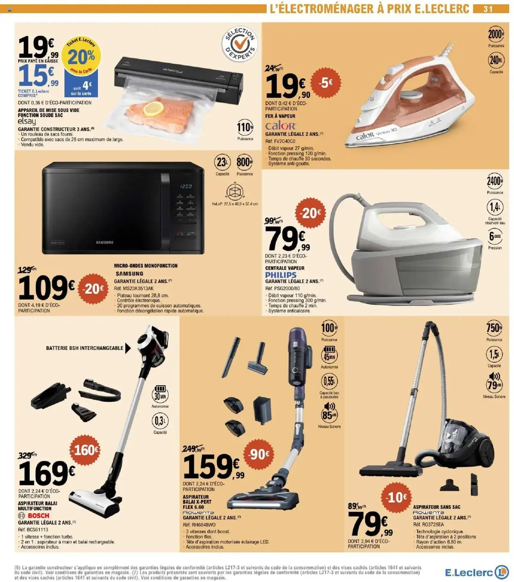 E.Leclerc catalogue semaine 35 - brochure valable à partir du 26/08/2025, page 31 sur 48 E.Leclerc catalogue semaine 35 - brochure valable à partir du 26/08/2025, page 31 sur 48