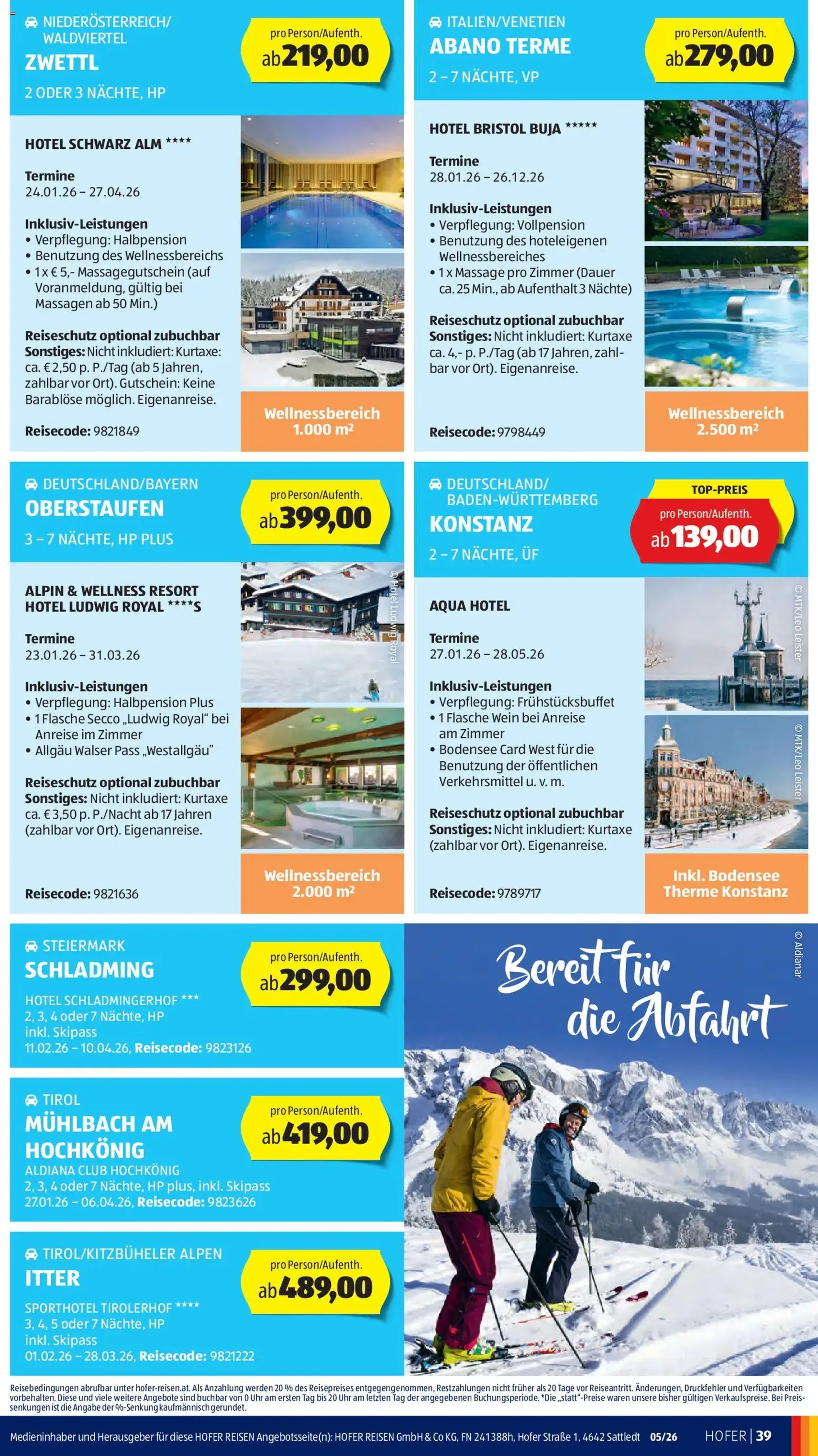 Hofer Flugblatt - Gültiger Prospekt ab 23.01.2026, Seite 43 von insgesamt 45