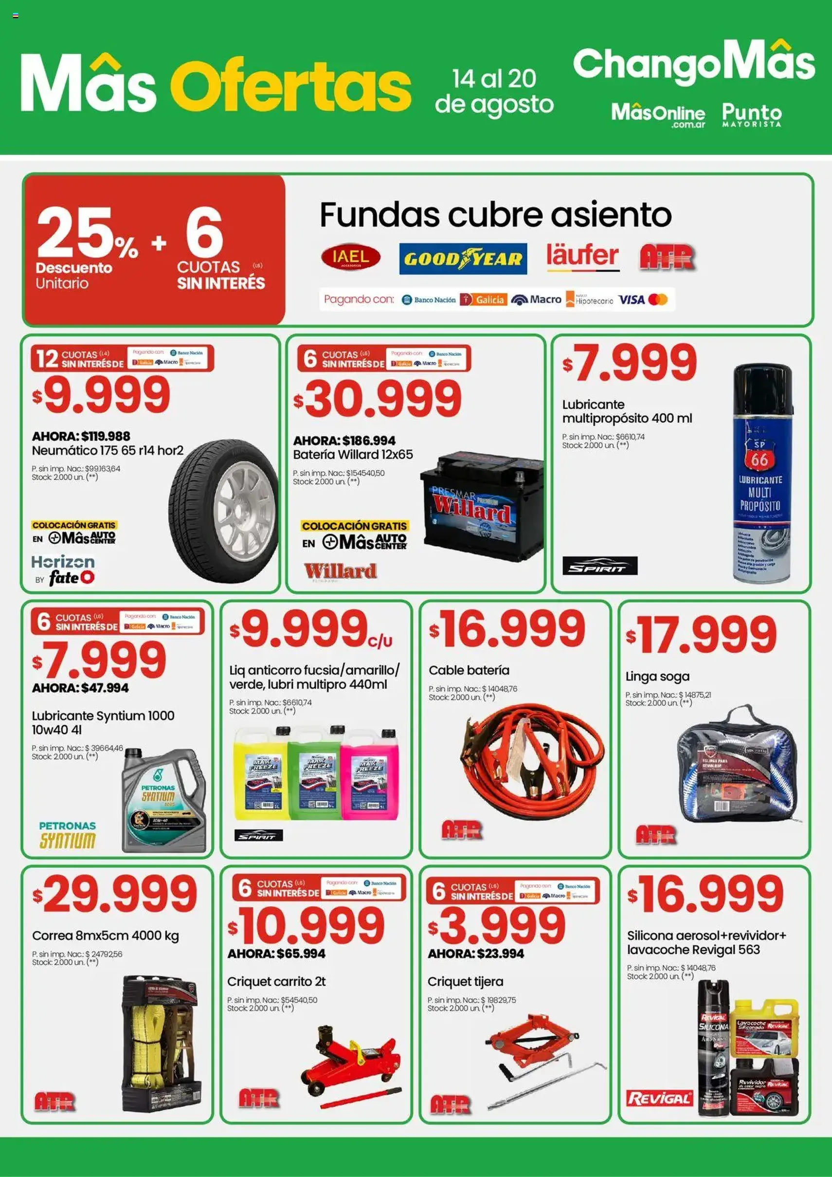 Changomas ofertas - folleto válido desde 14/08/2025 página 14 de 15