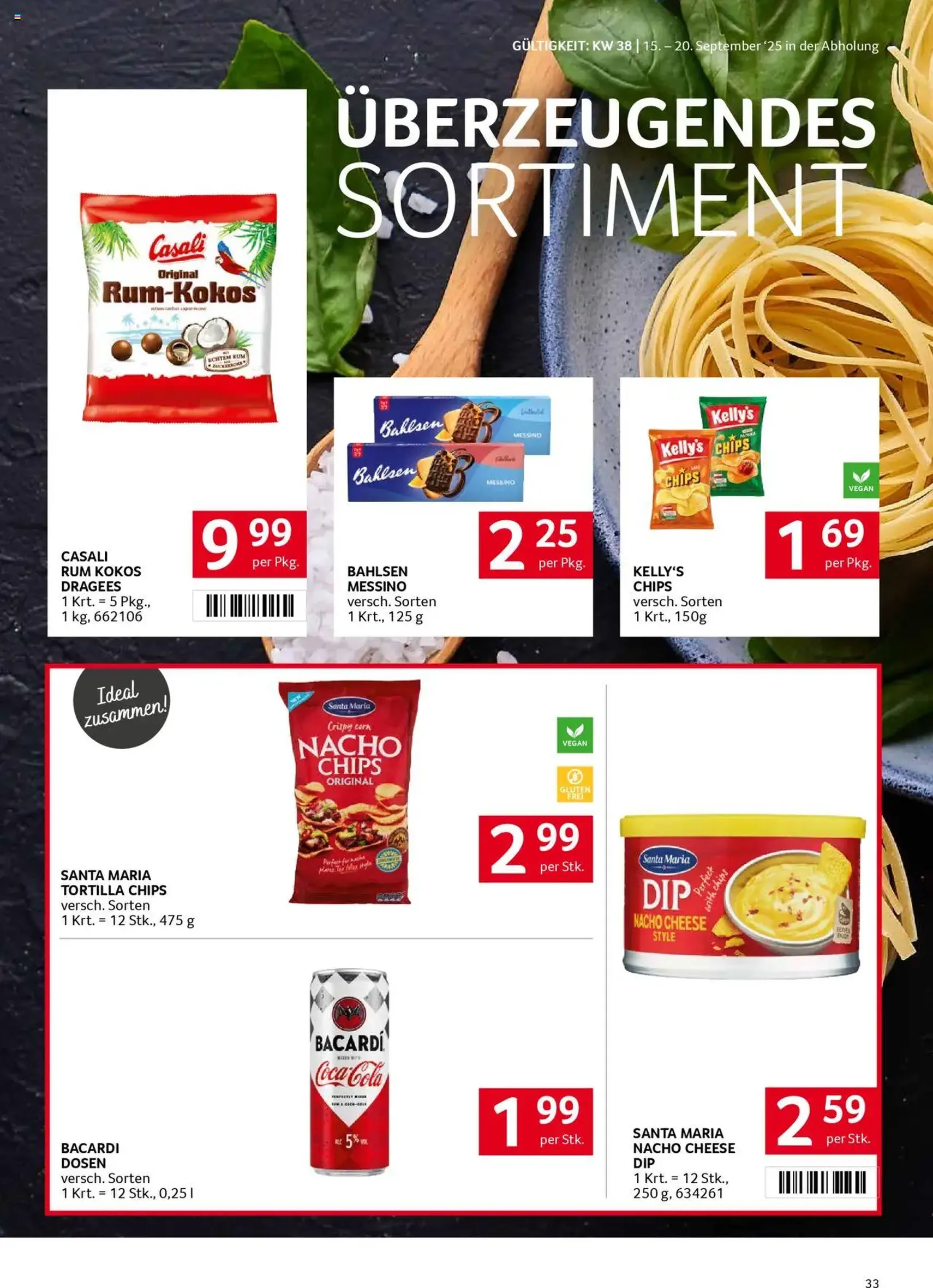 Transgourmet Flugblatt - Gültiger Prospekt ab 14.09.2025, Seite 33 von insgesamt 36 Transgourmet Flugblatt - Gültiger Prospekt ab 14.09.2025, Seite 33 von insgesamt 36