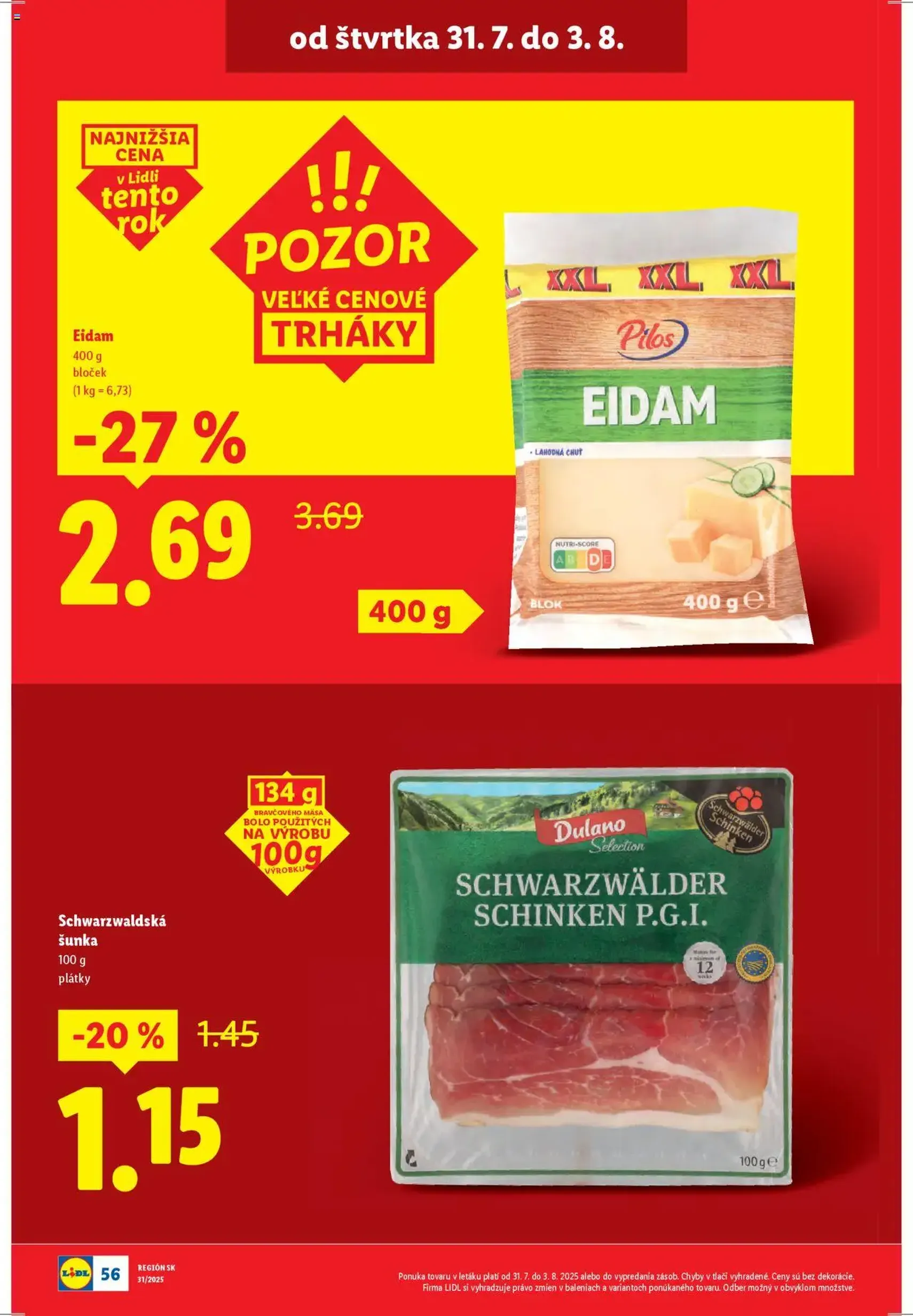 Lidl leták - platný leták od 28.07.2025 strana 54 z 87 Lidl leták - platný leták od 28.07.2025 strana 54 z 87