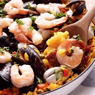 Recipe preview Best Traditional Seafood Paella