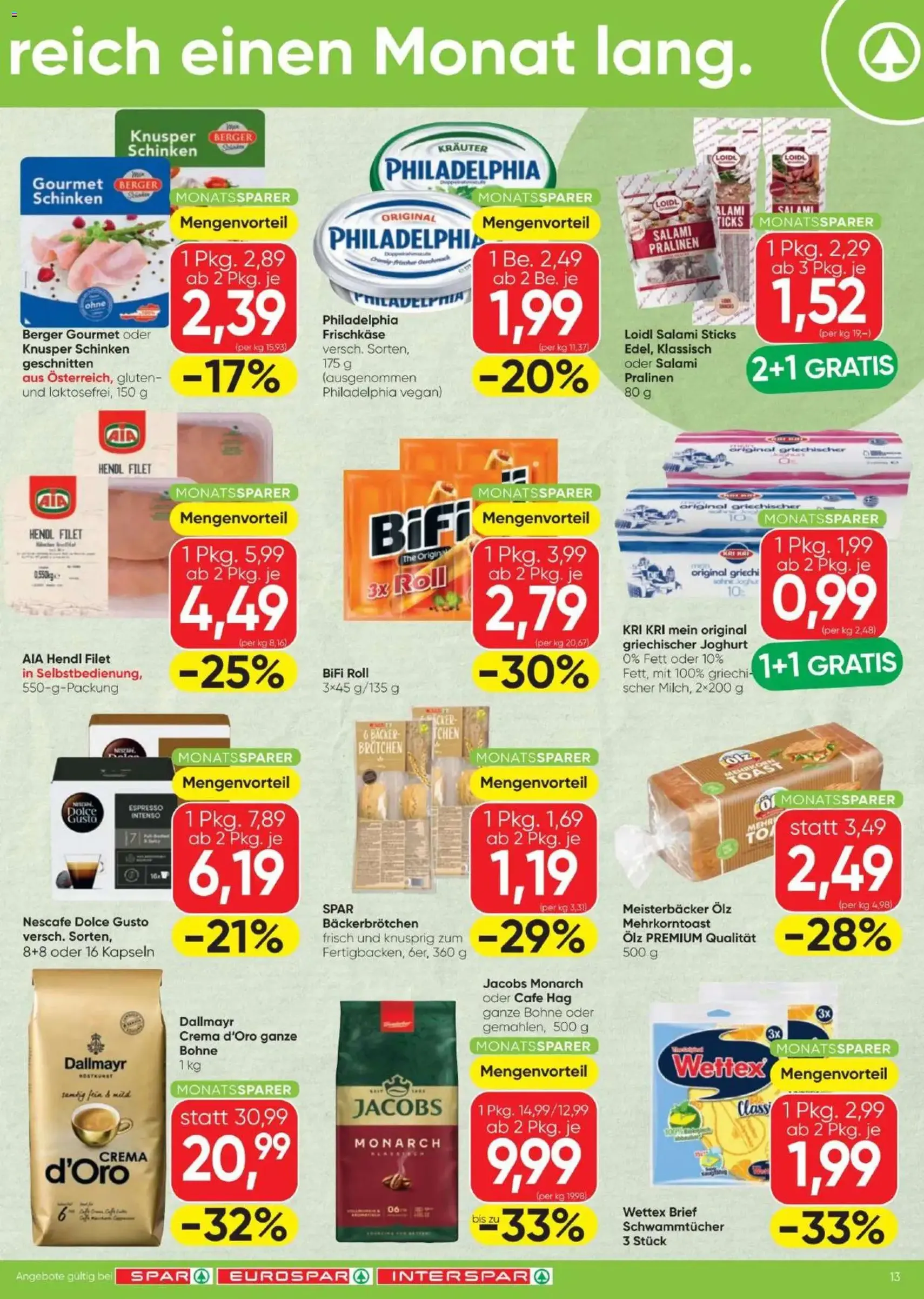 Spar Flugblatt - Gültiger Prospekt ab 05.02.2026, Seite 13 von insgesamt 16