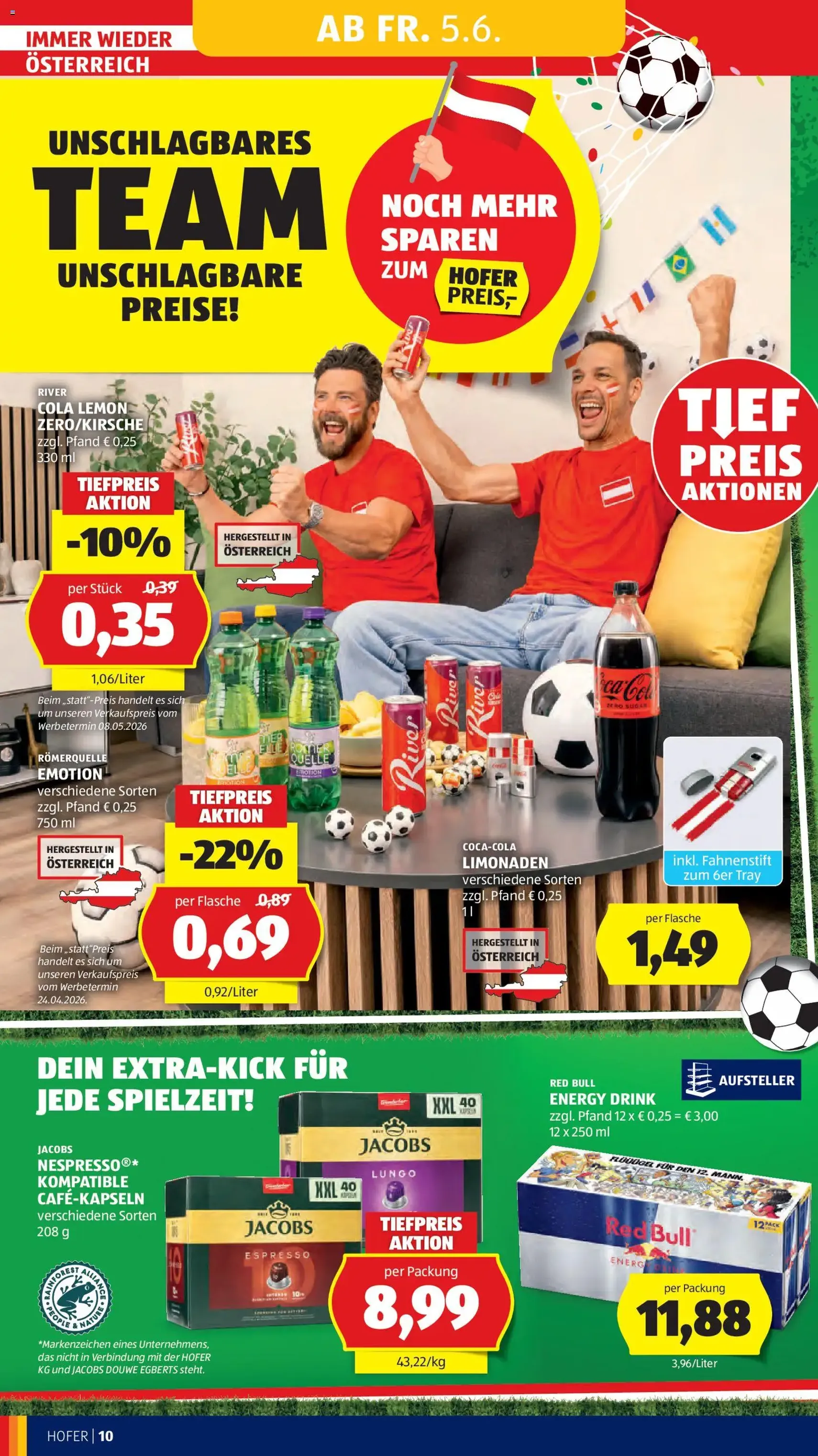 Hofer Flugblatt - Gültiger Prospekt ab 03.06.2026, Seite 12 von insgesamt 42