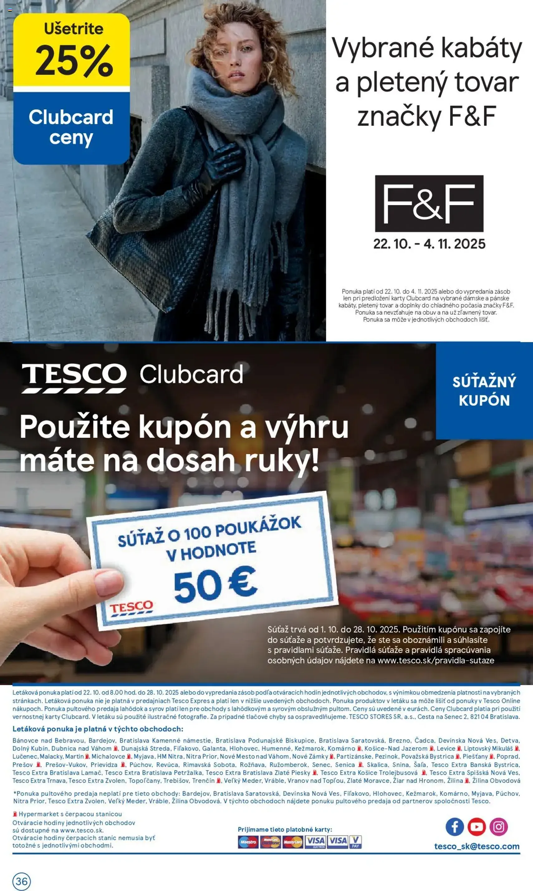 Tesco Hypermarket - leták - platný leták od 22.10.2025 strana 36 z 40 Tesco Hypermarket - leták - platný leták od 22.10.2025 strana 36 z 40
