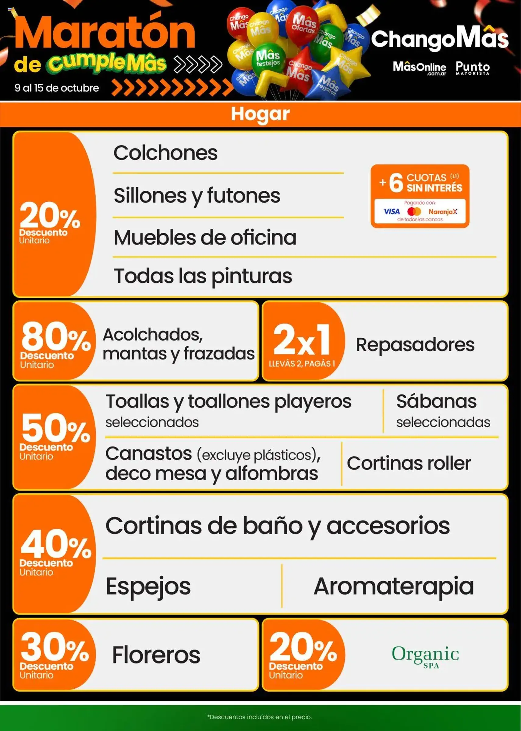 Changomas ofertas - folleto válido desde 09/10/2025 página 15 de 21 Changomas ofertas - folleto válido desde 09/10/2025 página 15 de 21