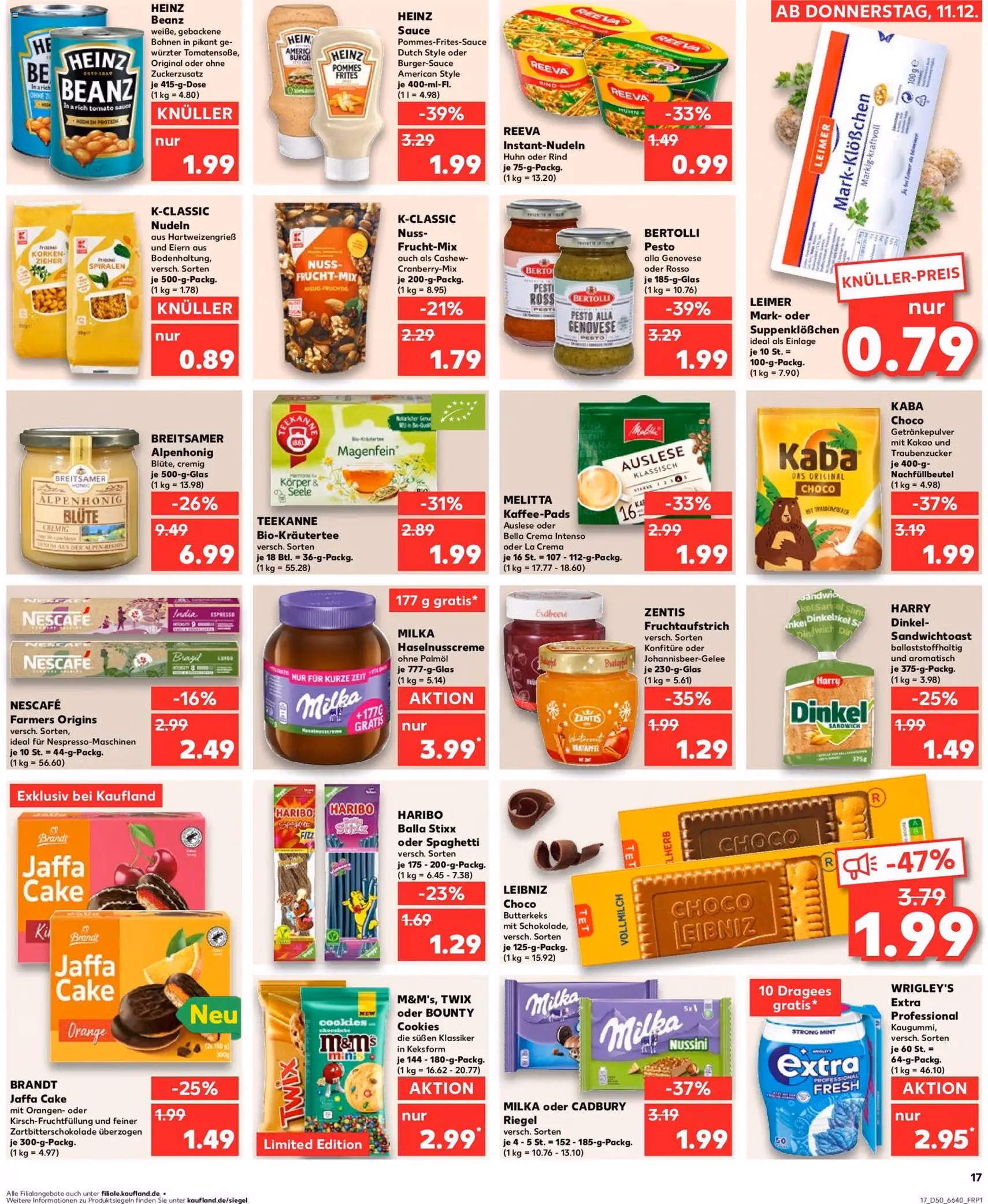 Kaufland Prospekt - Gültiger Prospekt ab 11.12.2025, Seite 17 von insgesamt 37
