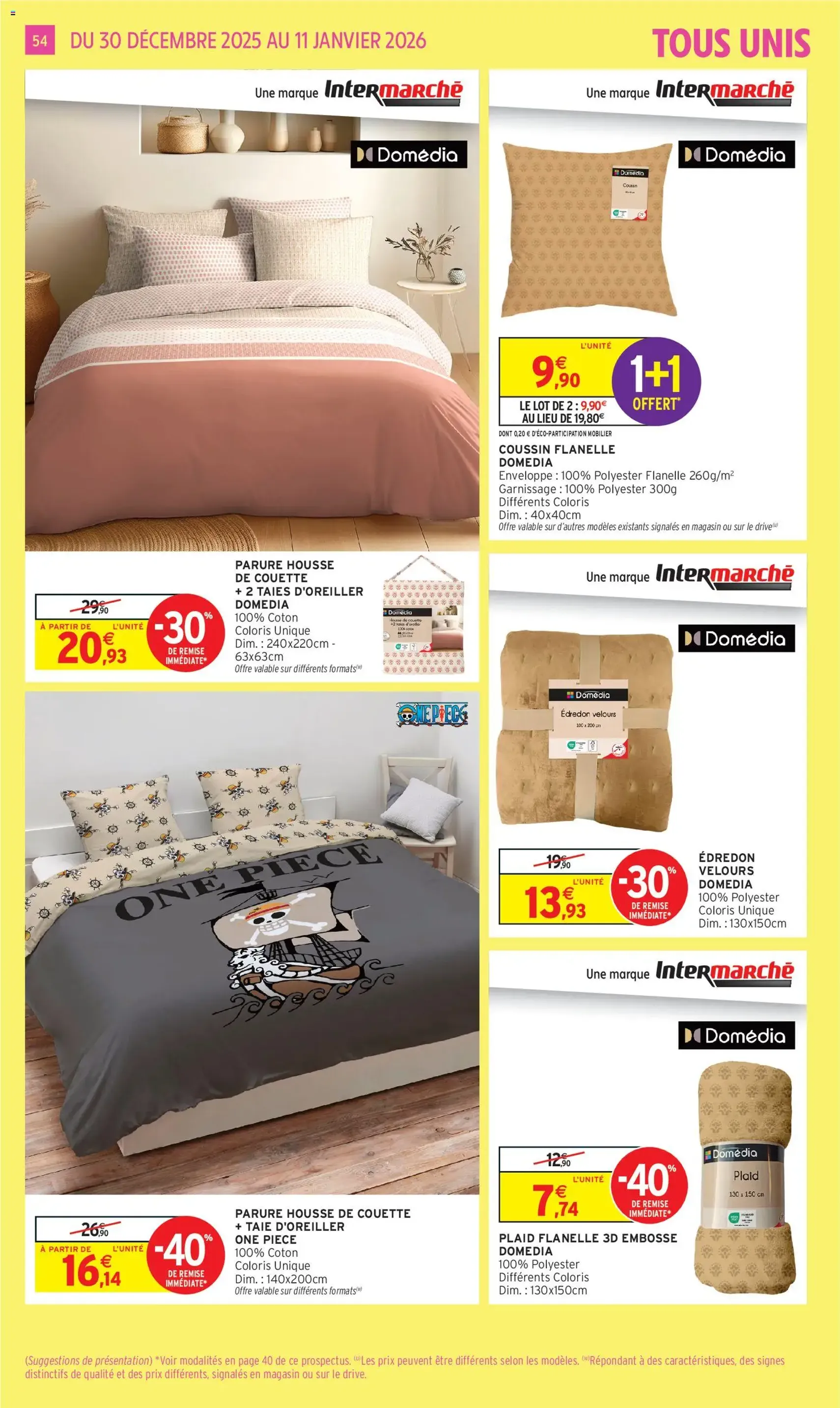 Intermarché - Découvrez nos offres de la semaine - brochure valable à partir du 30/12/2025, page 54 sur 56