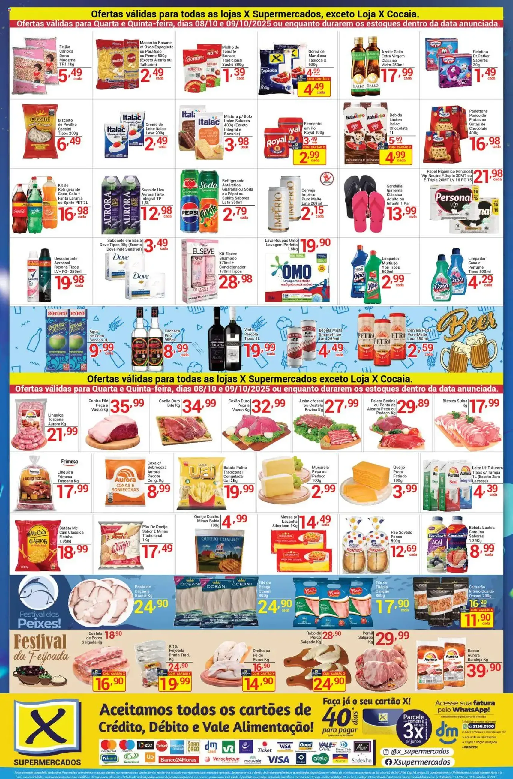 X Supermercados - Ofertas da semana - folheto válido a partir de 08/10/2025 página 2 de 2