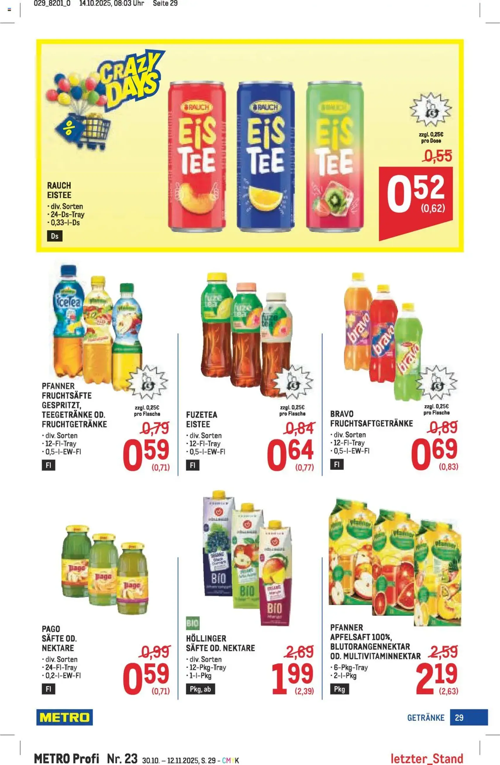 Metro angebote Profi - Gültiger Prospekt ab 30.10.2025, Seite 29 von insgesamt 64 Metro angebote Profi - Gültiger Prospekt ab 30.10.2025, Seite 29 von insgesamt 64