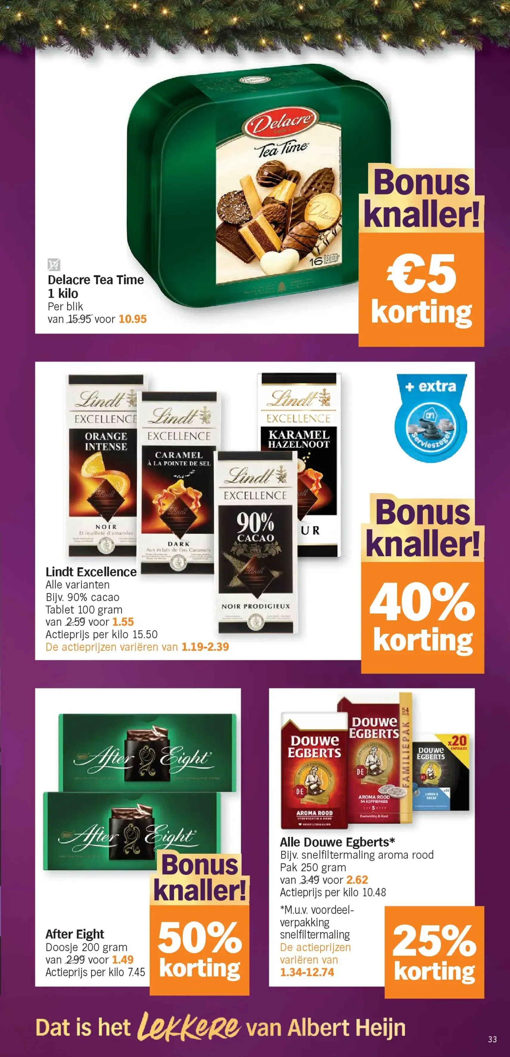 Albert Heijn folder week 51 - geldige folder vanaf 16/12/2025 pagina 33 van 40