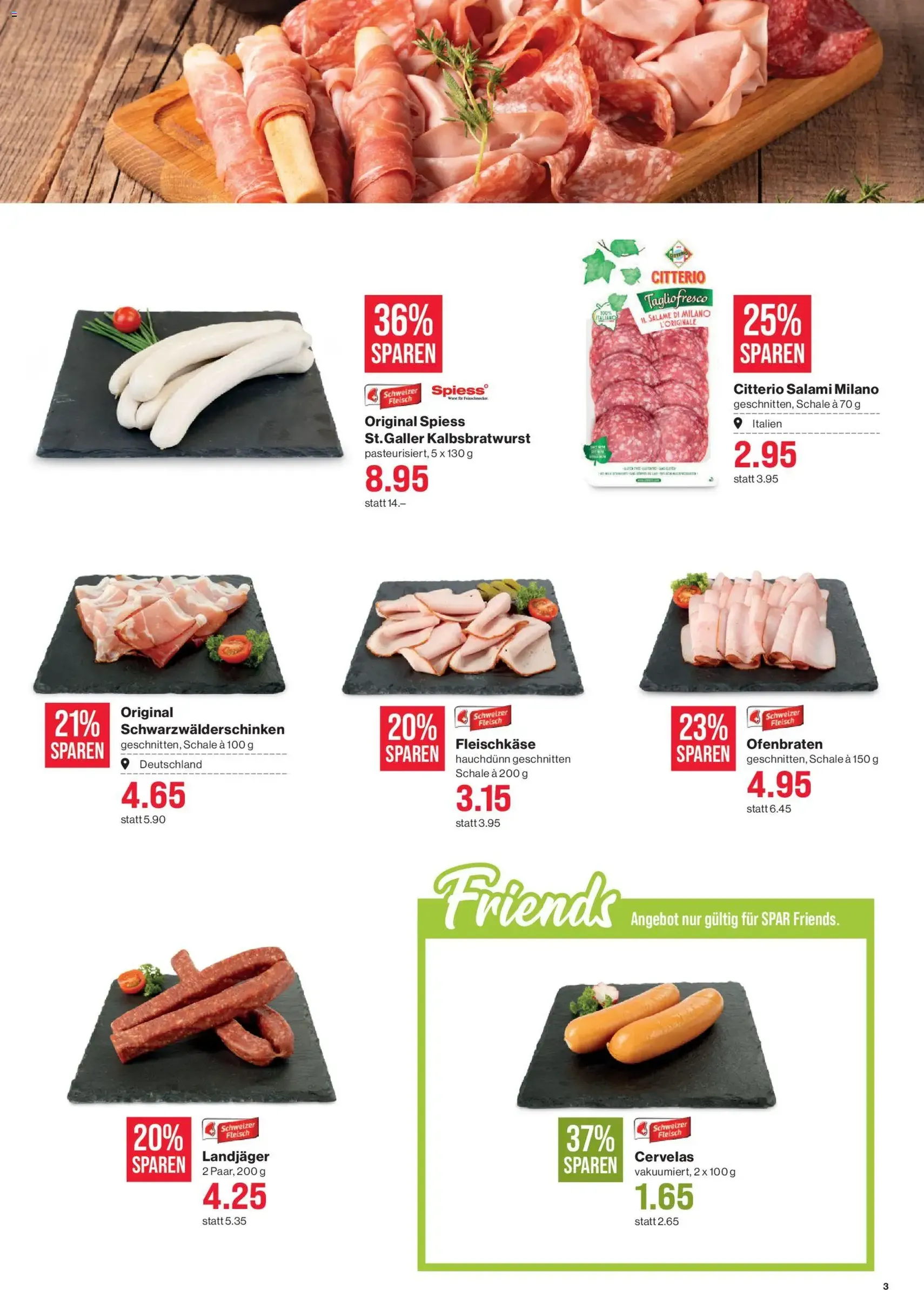 SPAR aktionen - Gültiger Prospekt ab 25.06.2026, Seite 3 von insgesamt 18