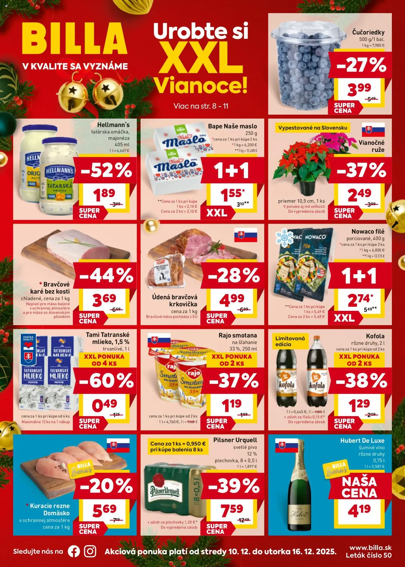 Billa leták - platný leták od 10.12.2025 strana 1 z 24