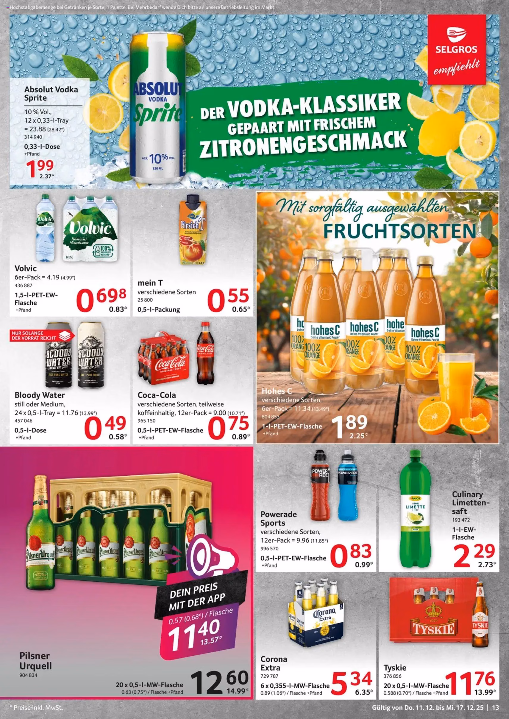 Selgros Prospekt - Gültiger Prospekt ab 11.12.2025, Seite 13 von insgesamt 16