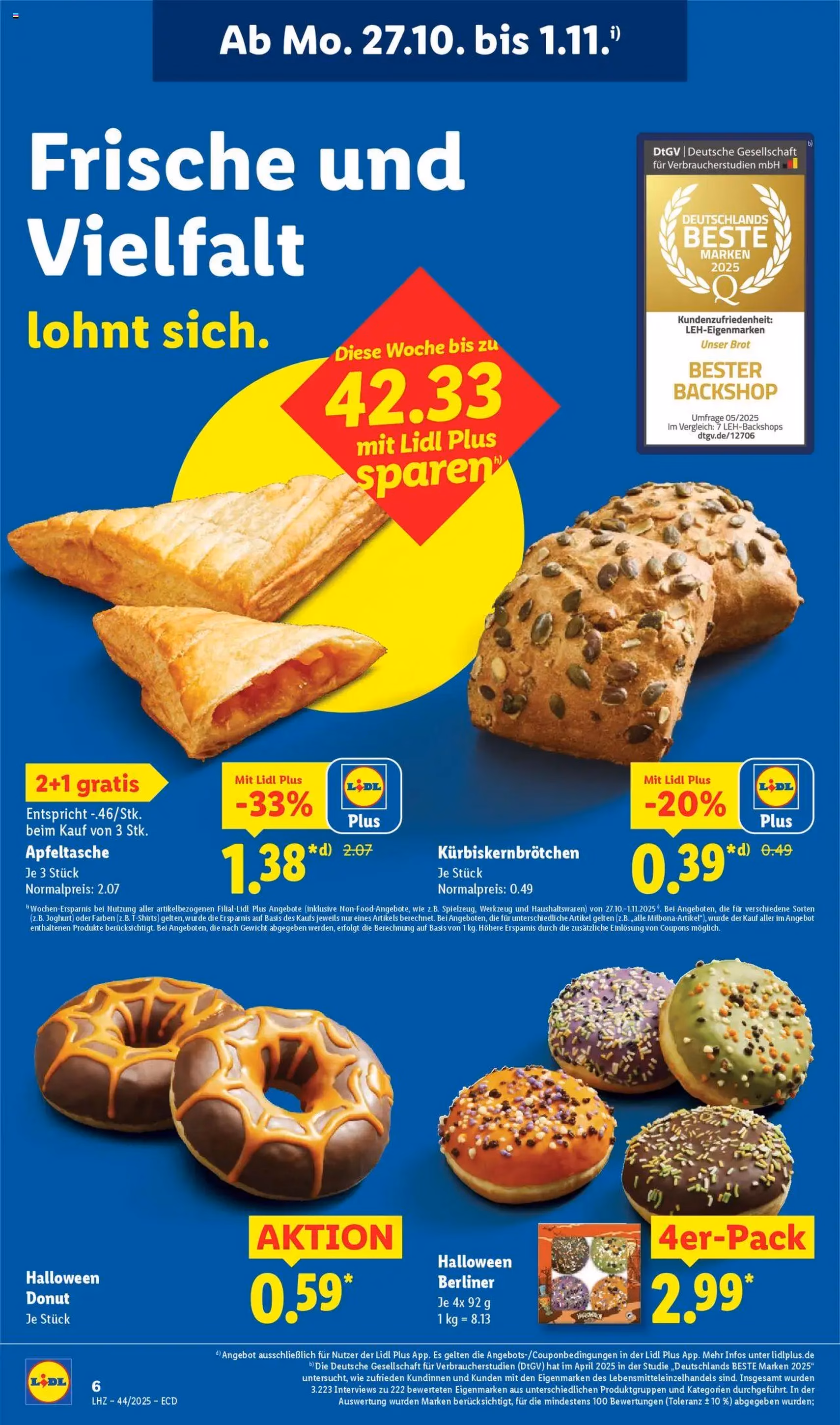 Lidl - Prospekt - Gültiger Prospekt ab 27.10.2025, Seite 20 von insgesamt 67 Lidl - Prospekt - Gültiger Prospekt ab 27.10.2025, Seite 20 von insgesamt 67
