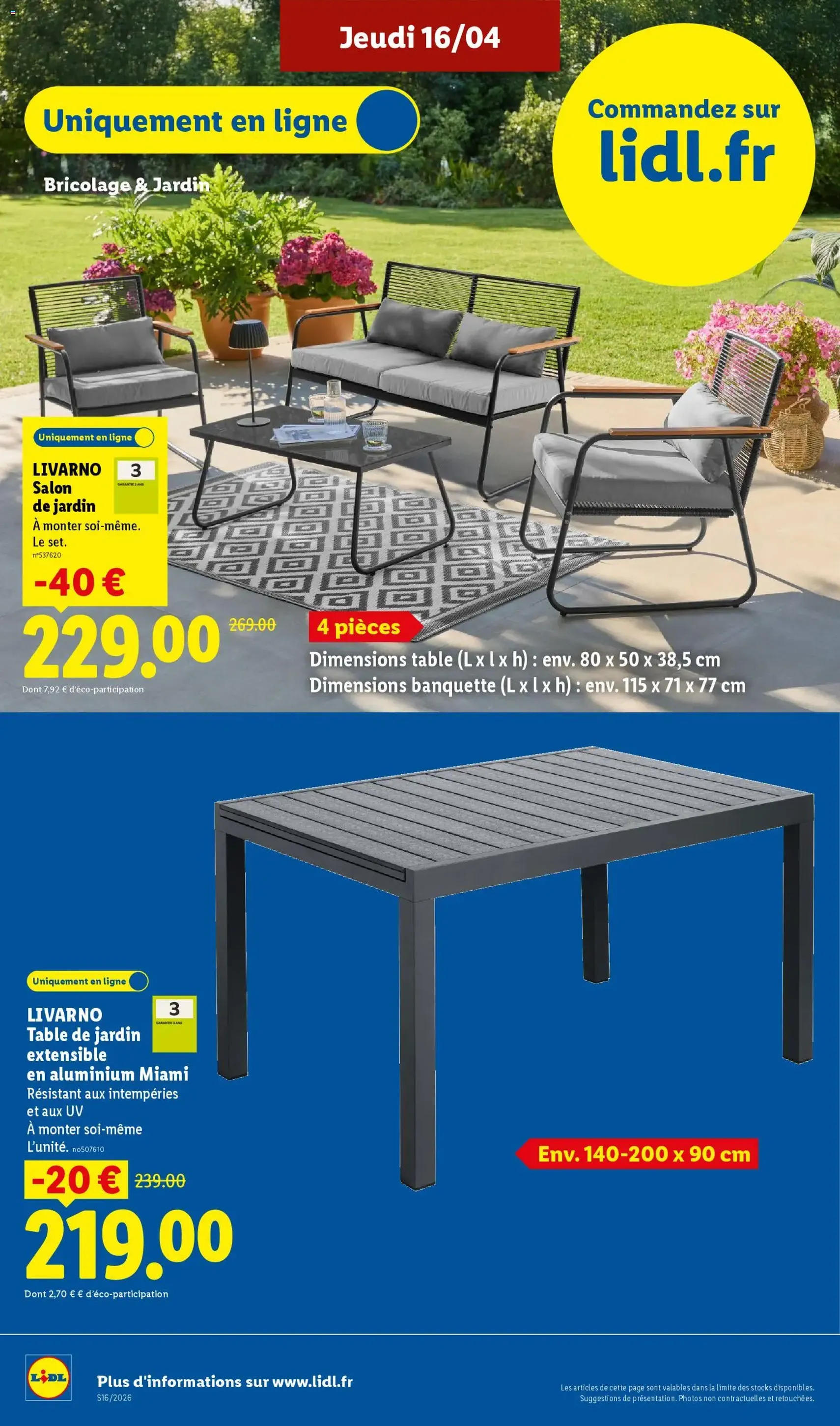 LIDL catalogue - brochure valable à partir du 16/04/2026, page 38 sur 67