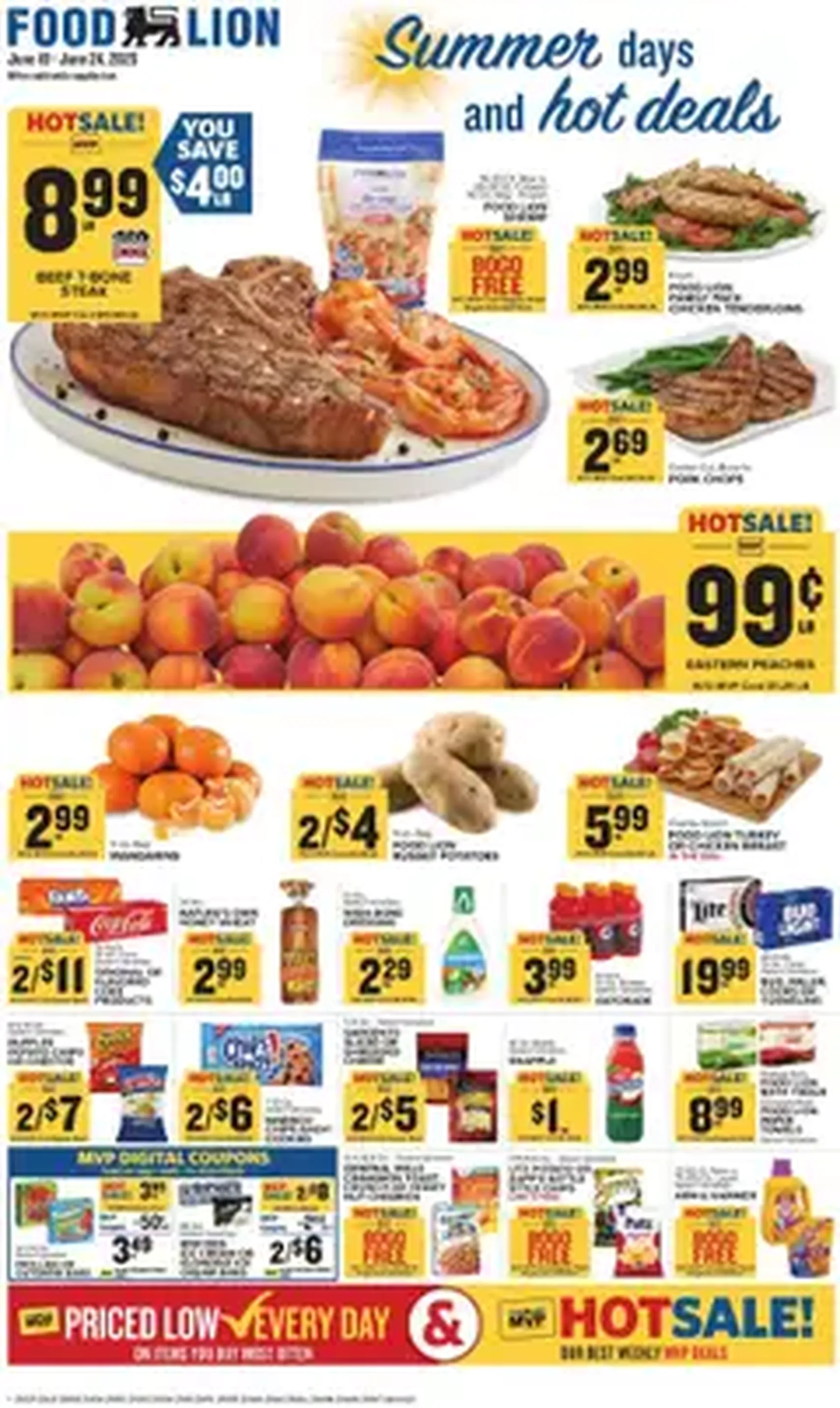 Food Lion Weekly Ad - valid flyer from 06/18/2025, page 1 of 1
