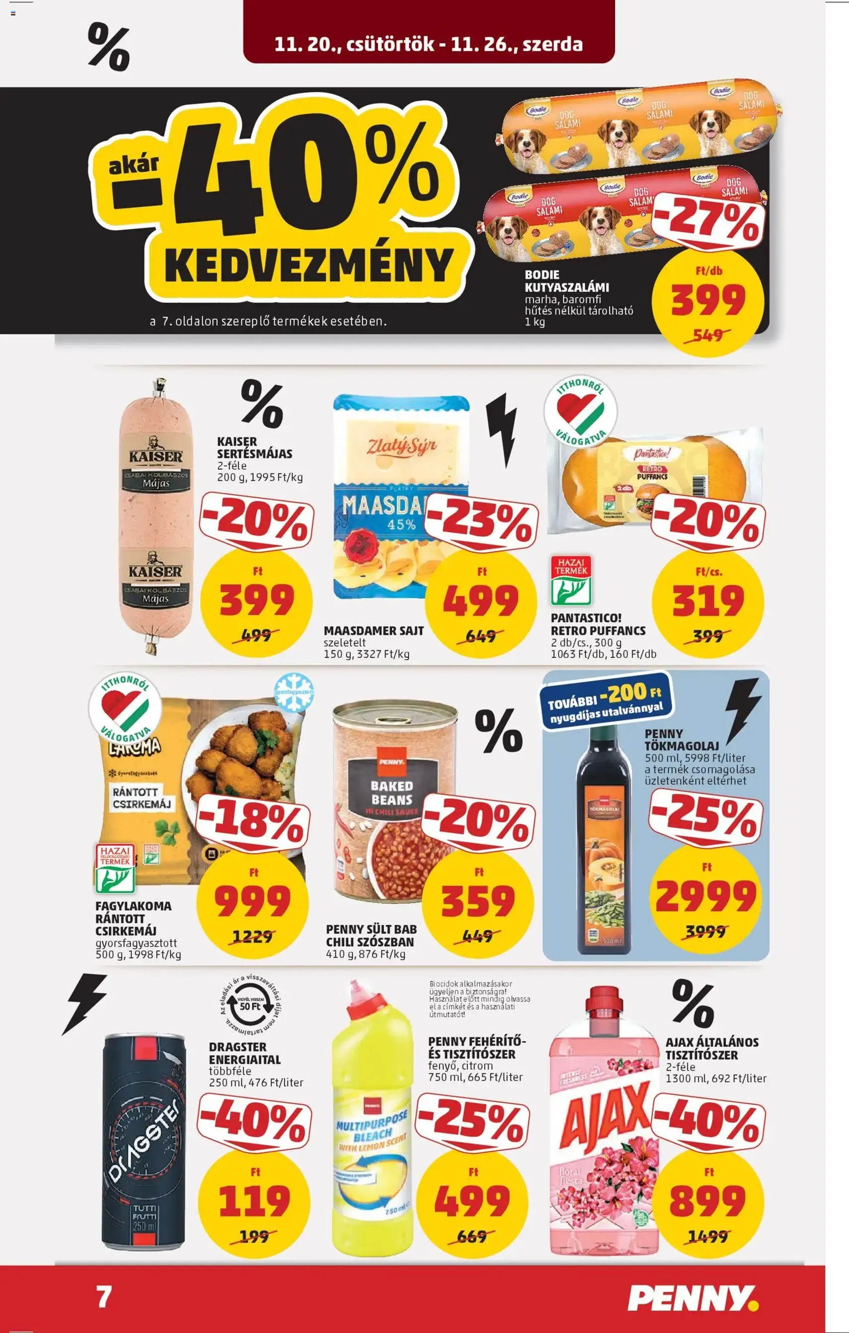 PENNY Black Friday - 2025.11.20. érvényes szórólap 11 oldal 44 oldalból